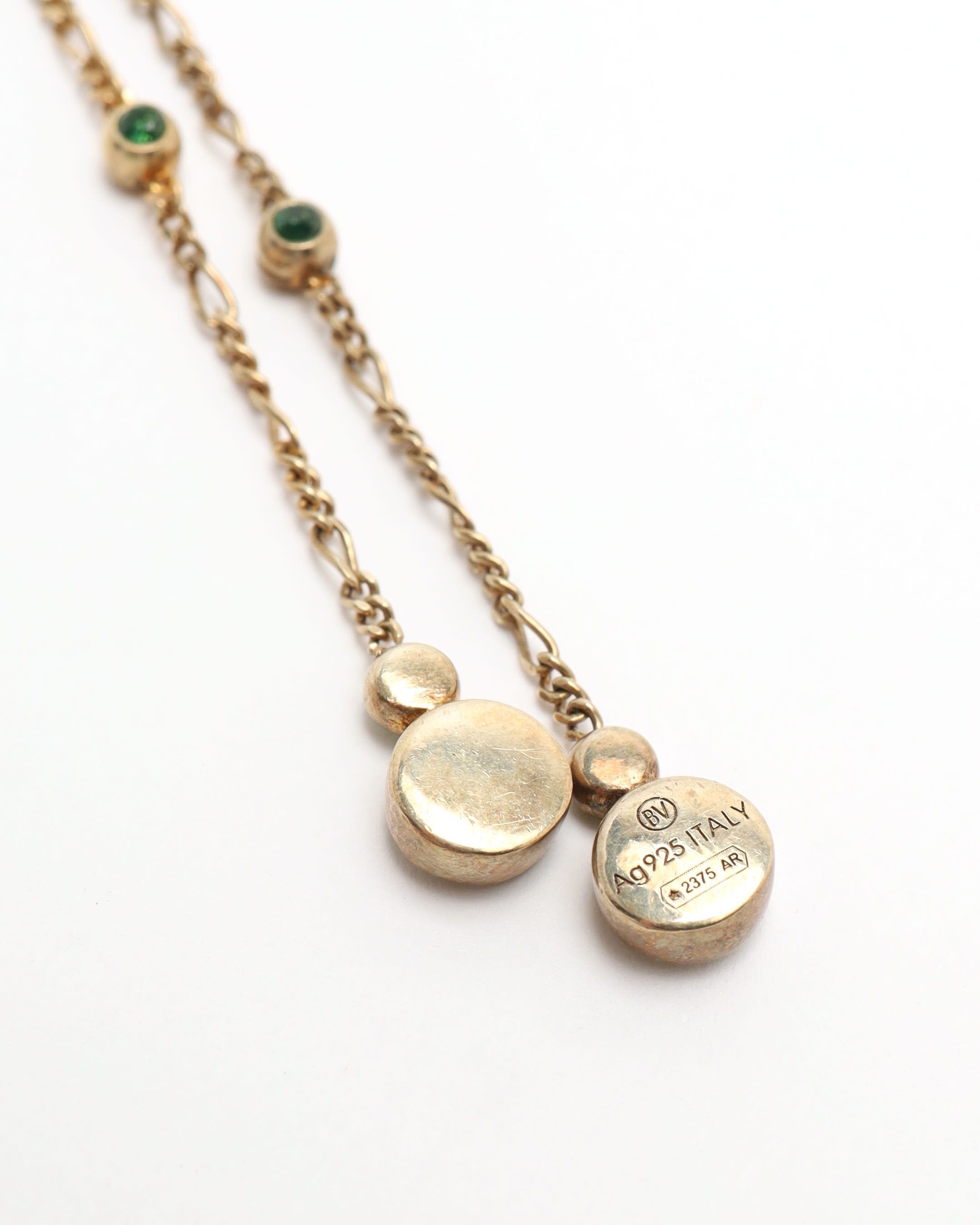 Bottega Veneta Long Necklace In Neutral