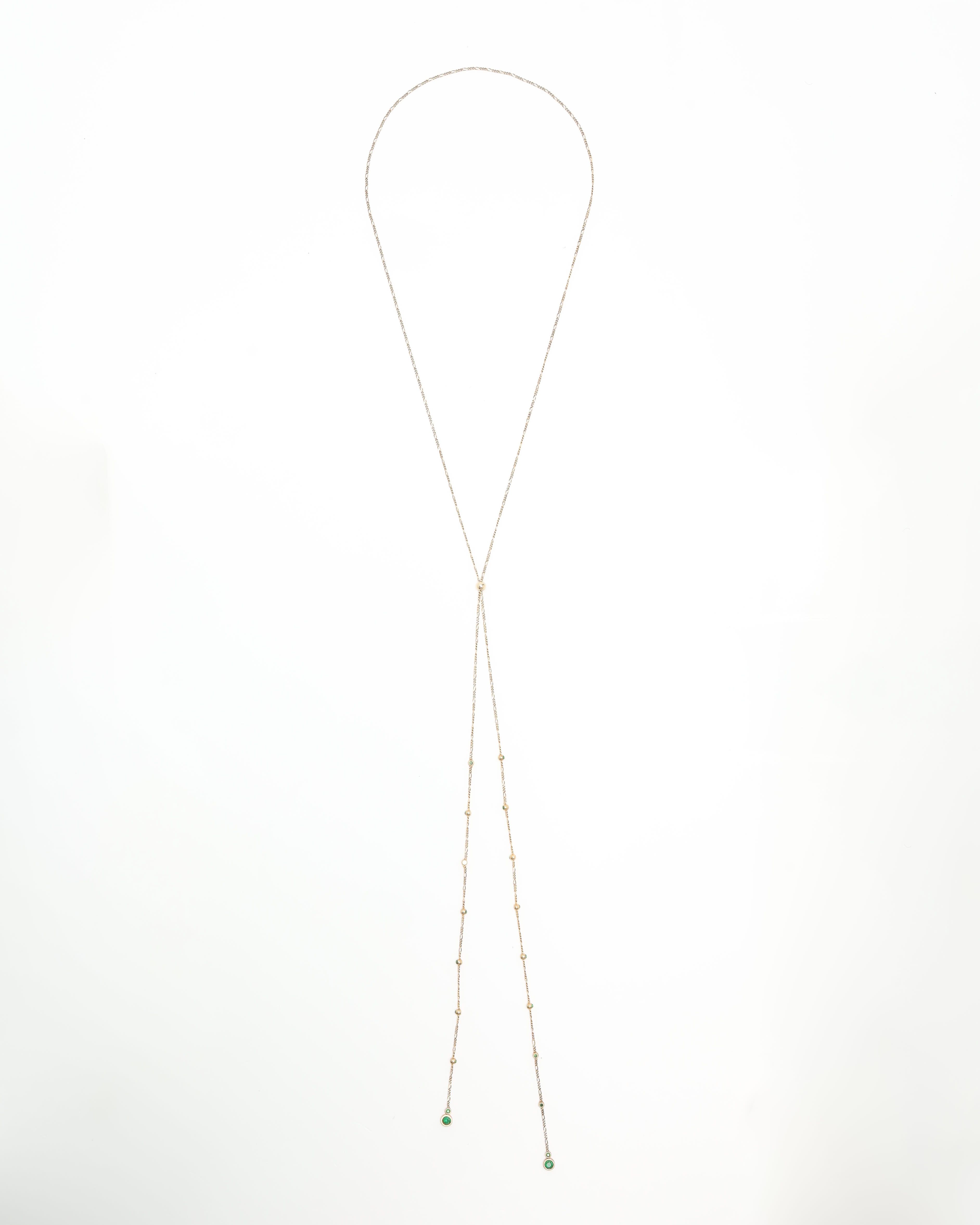Bottega Veneta Long Necklace In Neutral