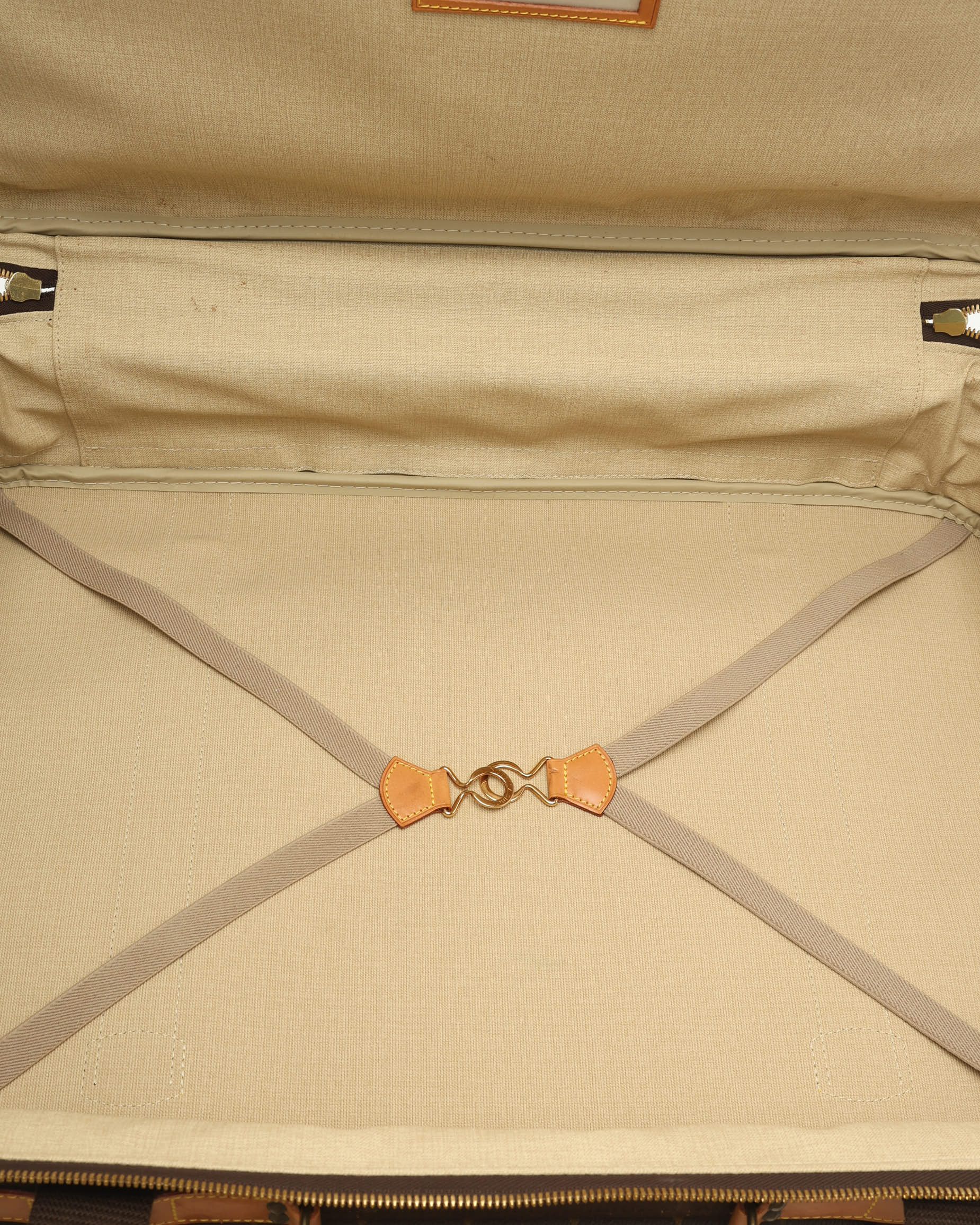 Pre-owned Louis Vuitton Monogram Satellite 60 Bag In Brown