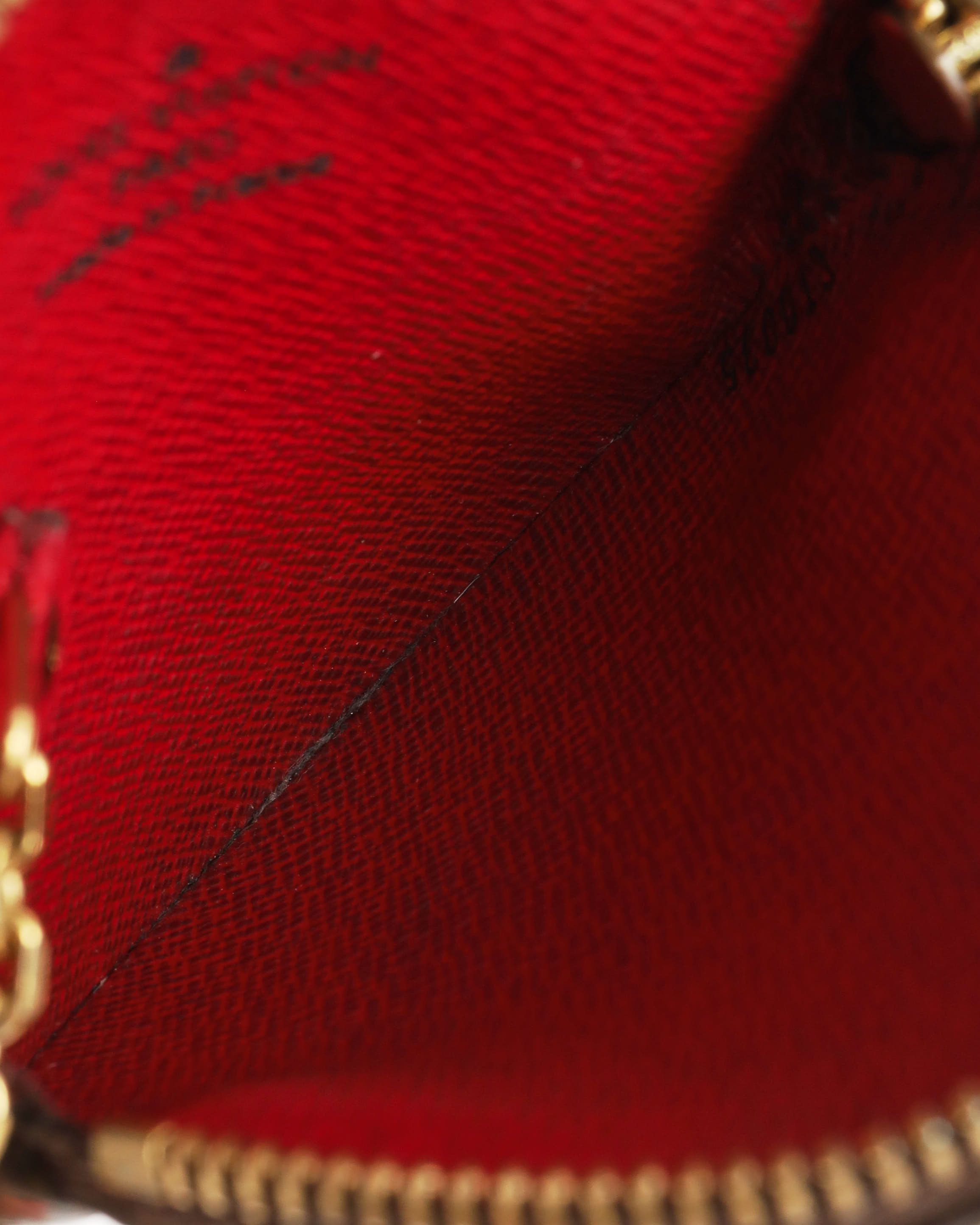 Pre-owned Louis Vuitton Monogram Cherry Coin Purse In Brown