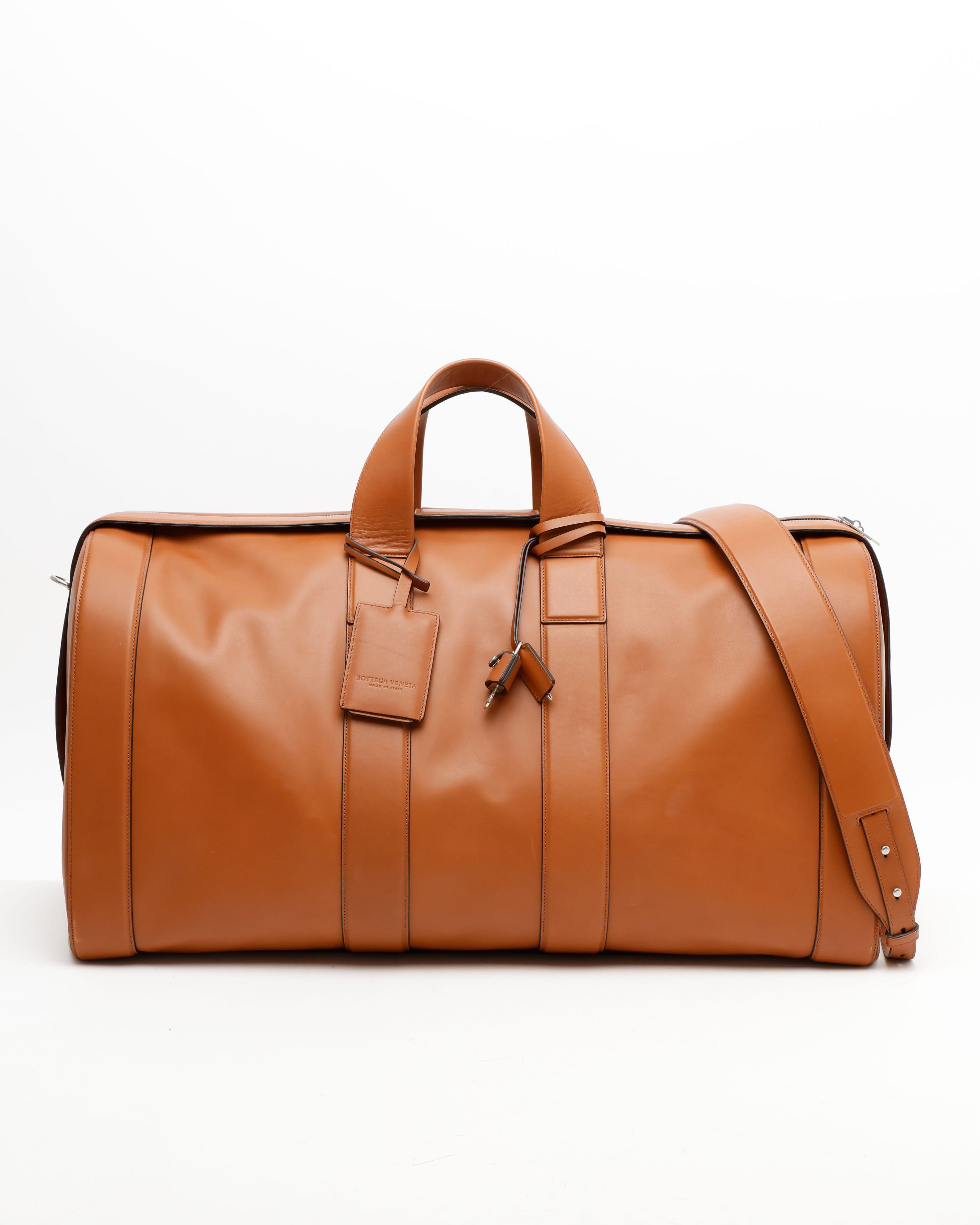 Bottega Veneta Cabin Weekend Bag In Brown