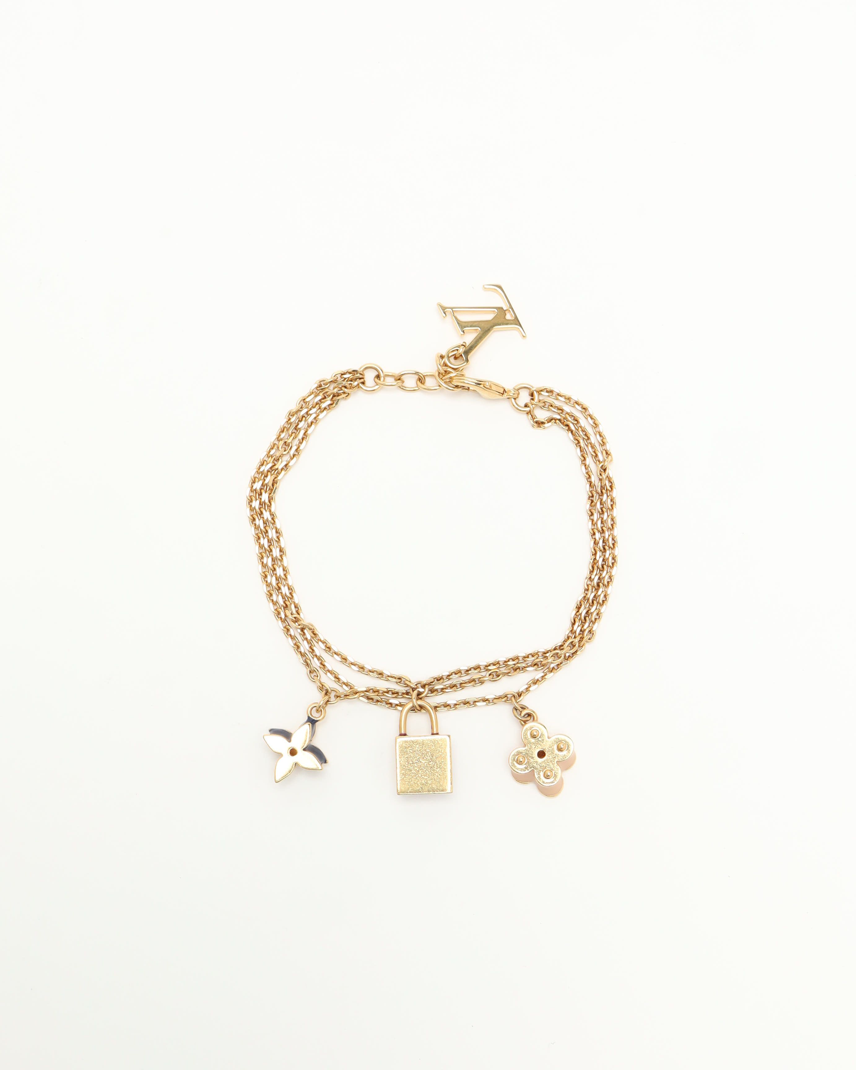 Pre-owned Louis Vuitton Sweet Charm Monogram Bracelet In Multi
