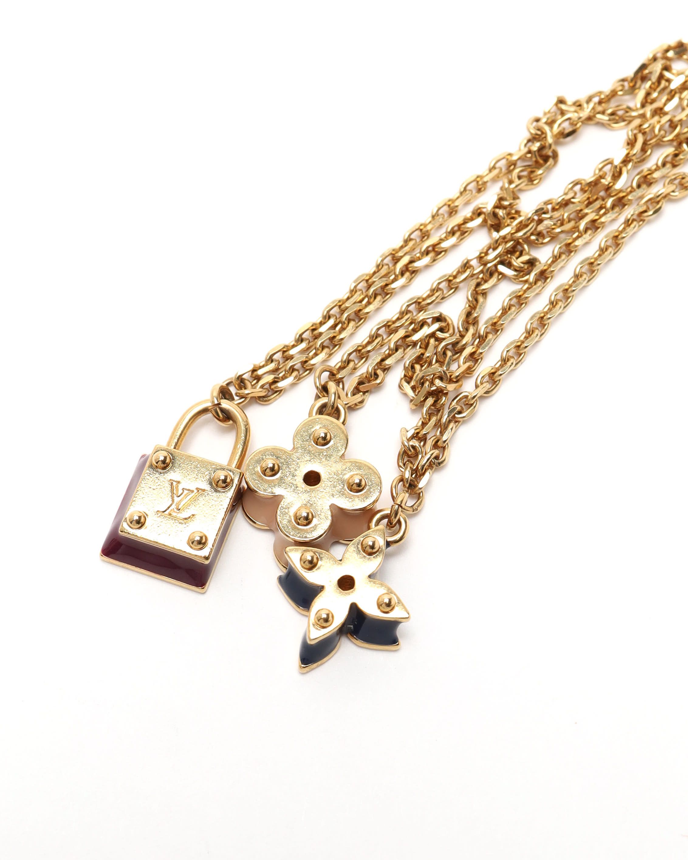 Pre-owned Louis Vuitton Sweet Charm Monogram Bracelet In Multi
