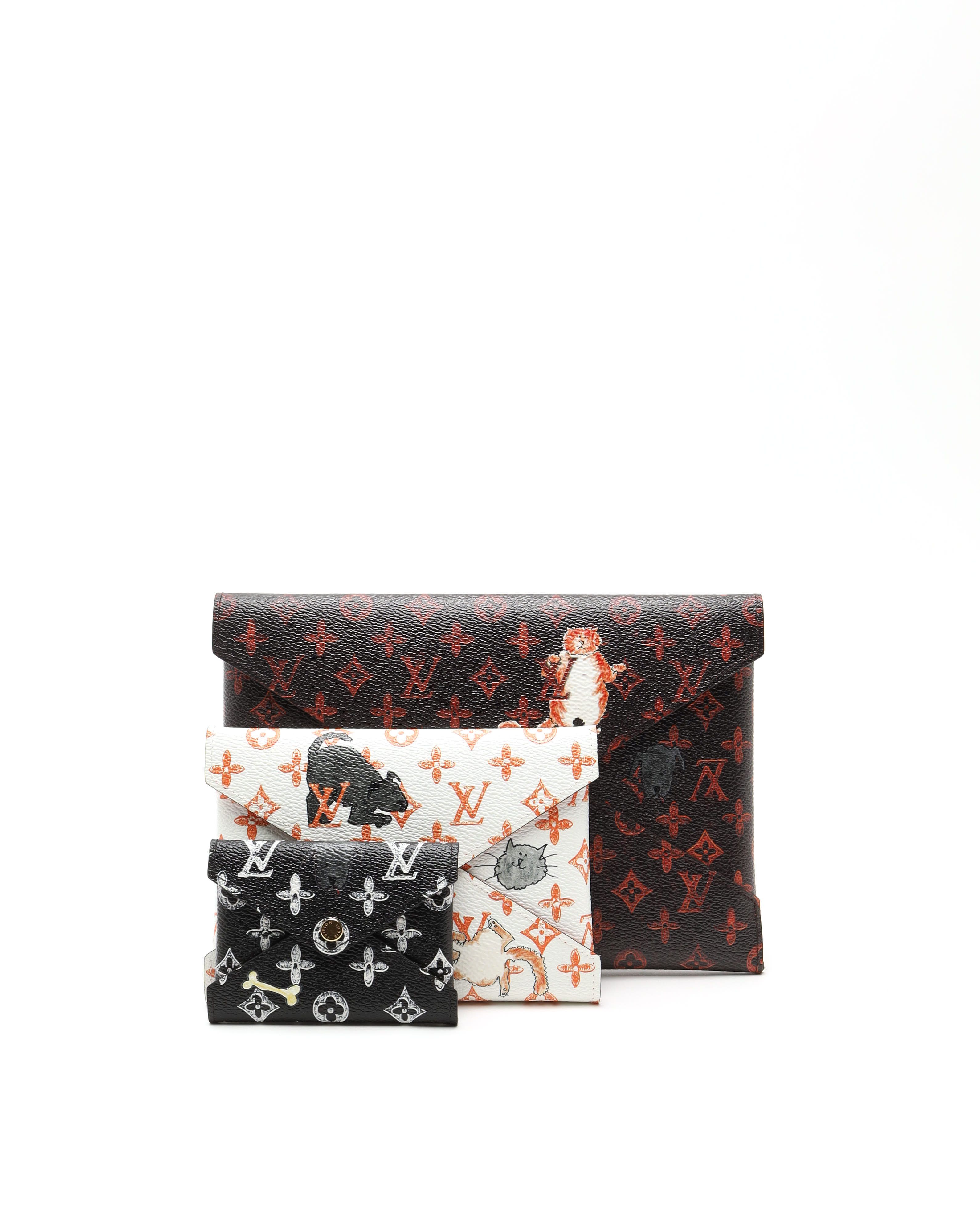 Pre-owned Louis Vuitton Catogram Kirigami Pochette In Multi