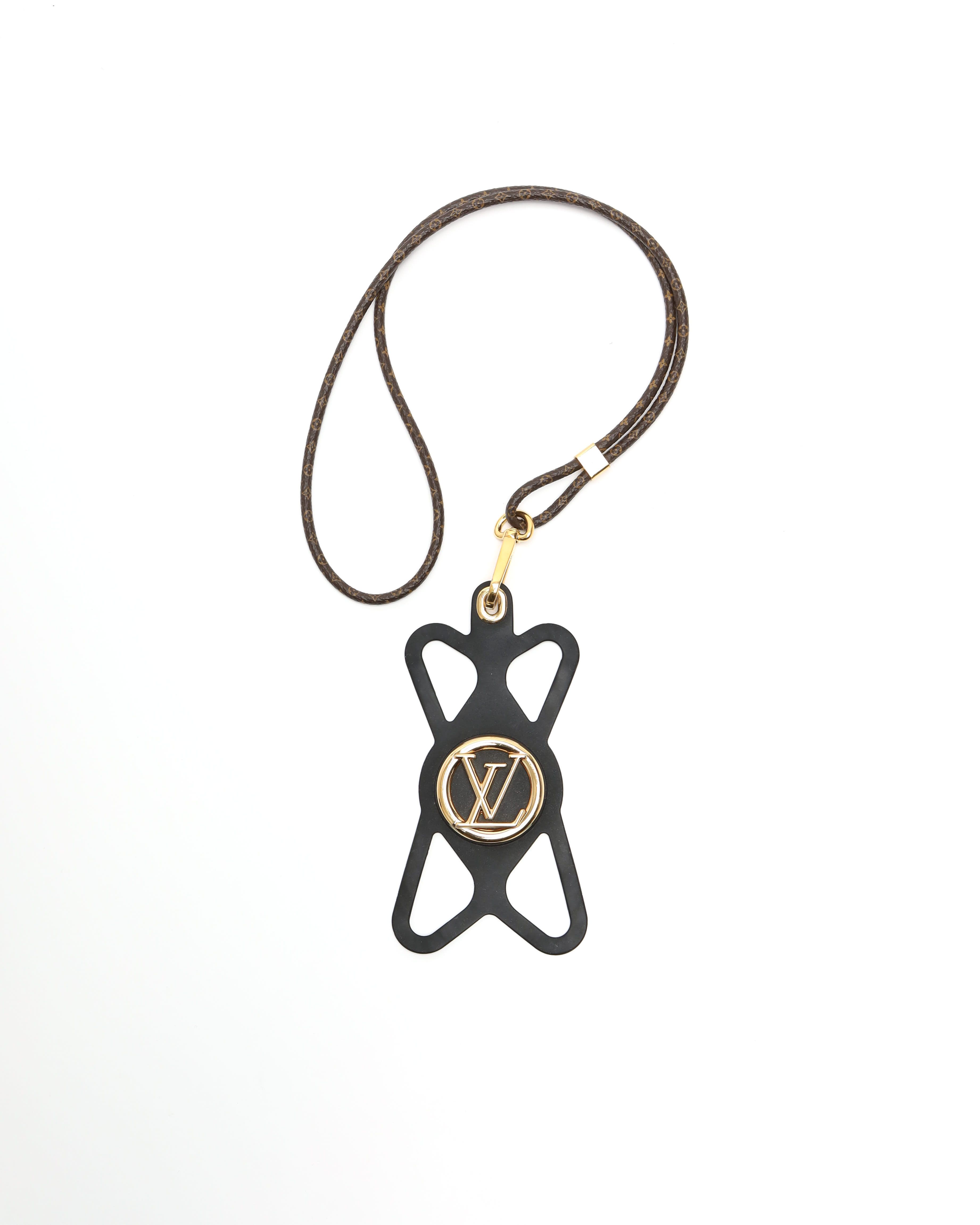Pre-owned Louis Vuitton Monogram Louise Phone Holder In Multi