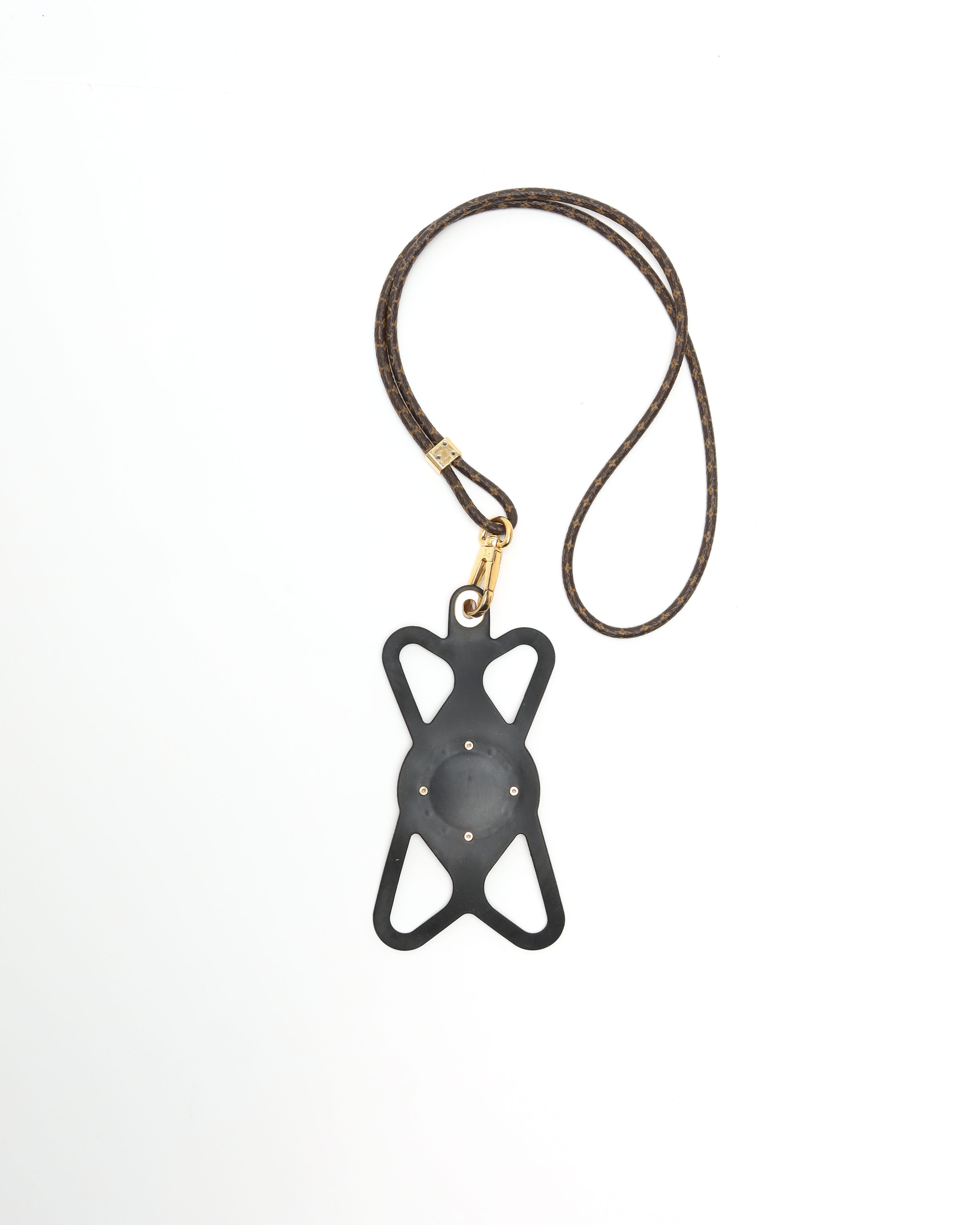 Pre-owned Louis Vuitton Monogram Louise Phone Holder In Multi