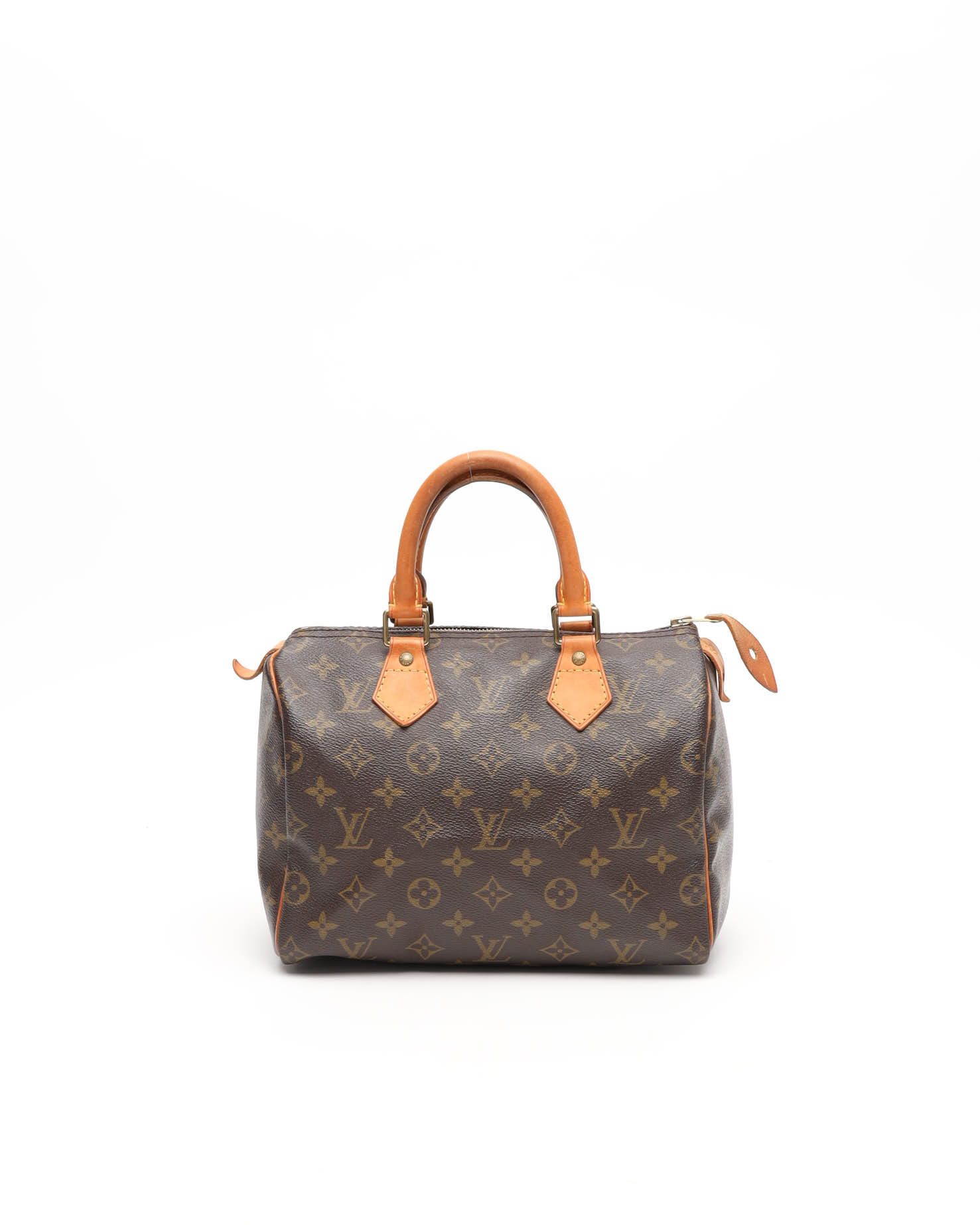 Pre-owned Louis Vuitton Monogram Speedy 25 Bag In Brown