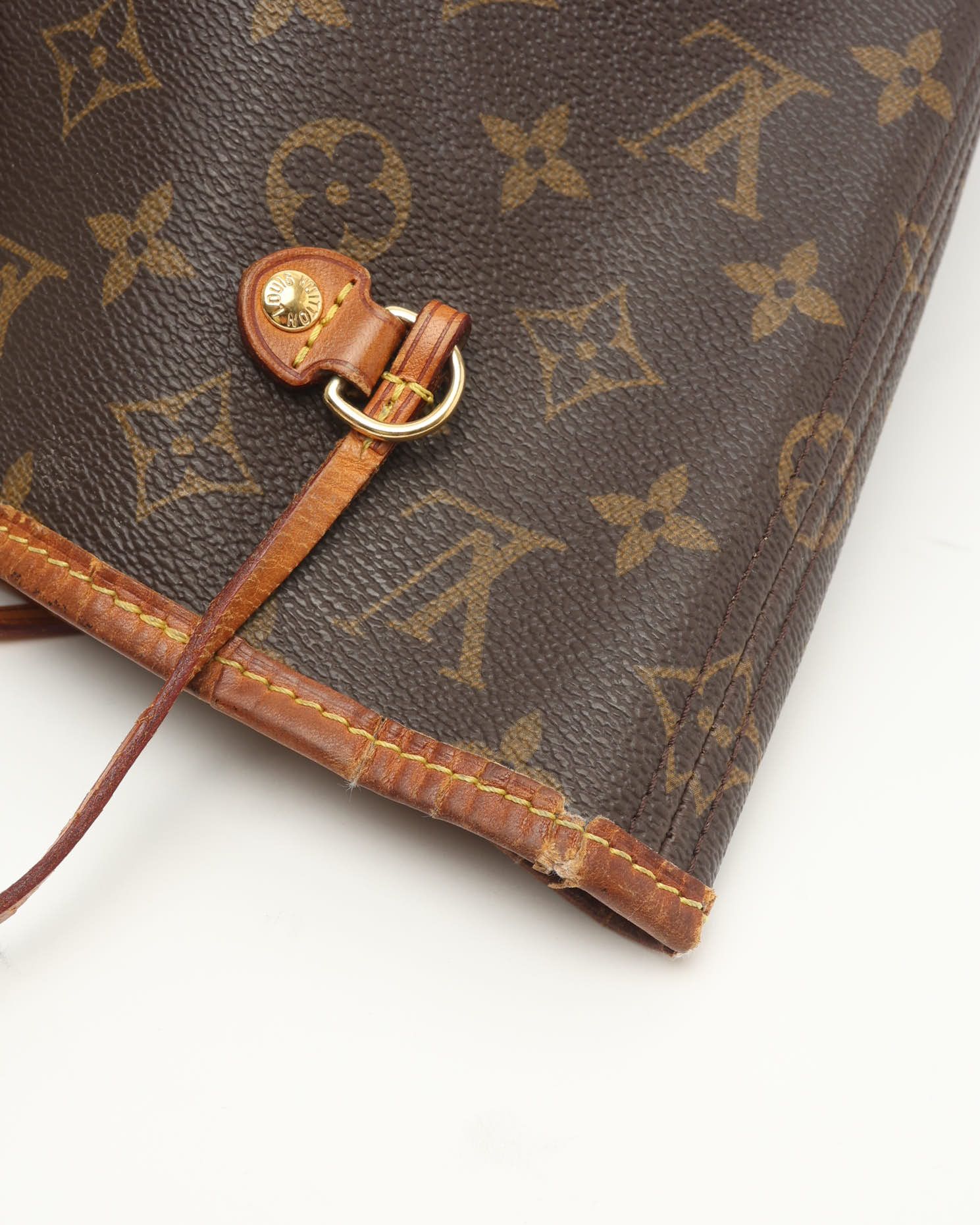 Pre-owned Louis Vuitton Monogram Neverfull Mm Tote Bag In Brown