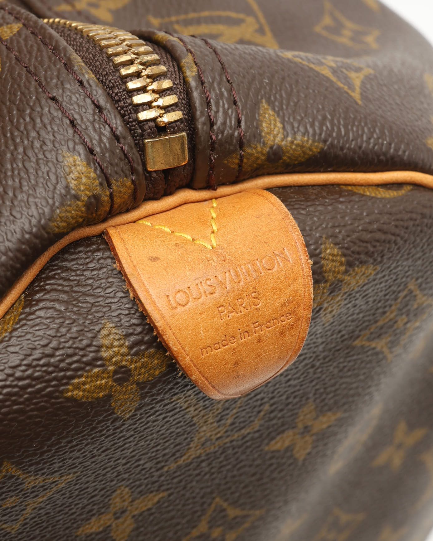 Pre-owned Louis Vuitton Monogram Keepall 60 Weekend Bag In Brown