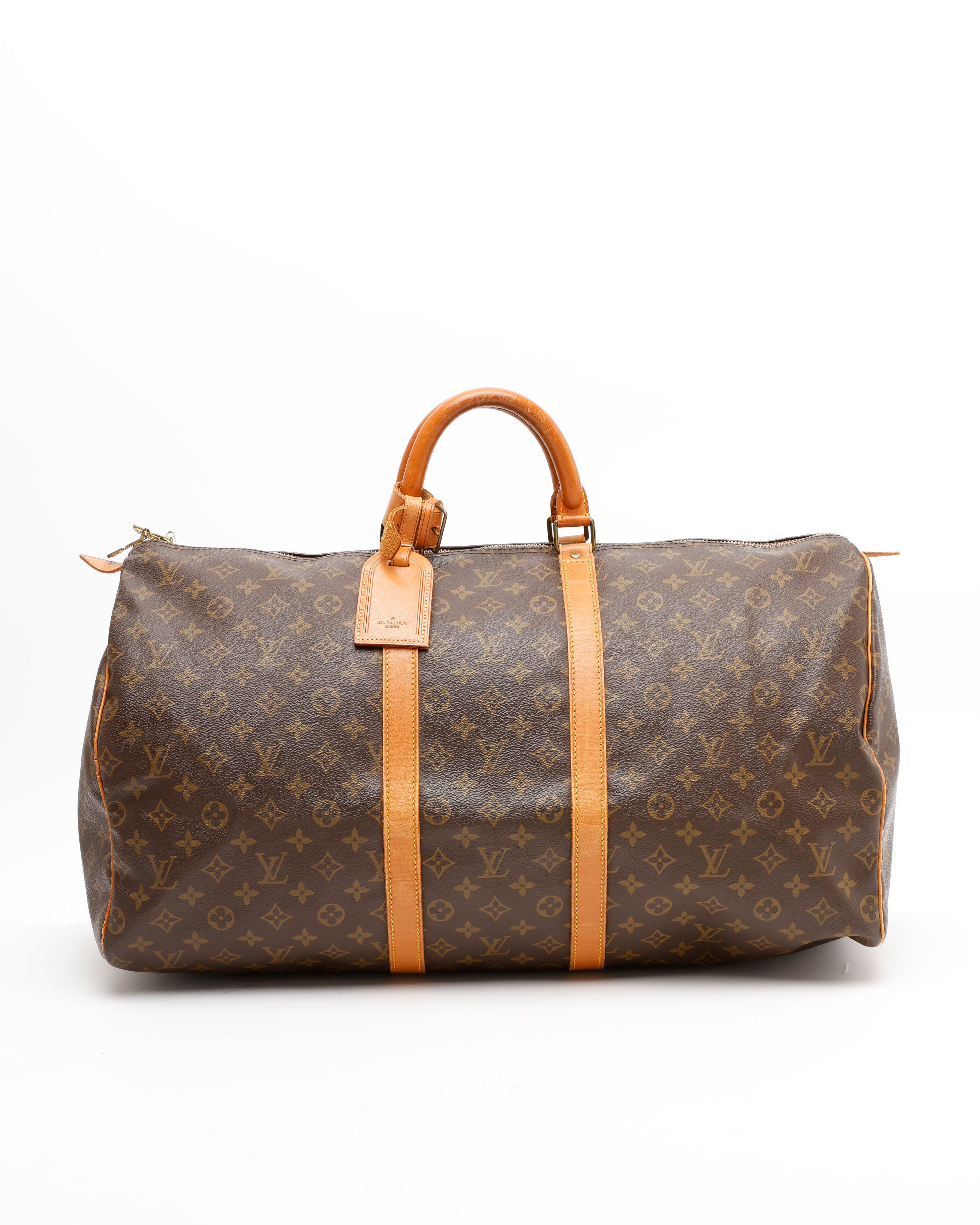 Louis Vuitton Monogram Keepall 55 Weekend Bag