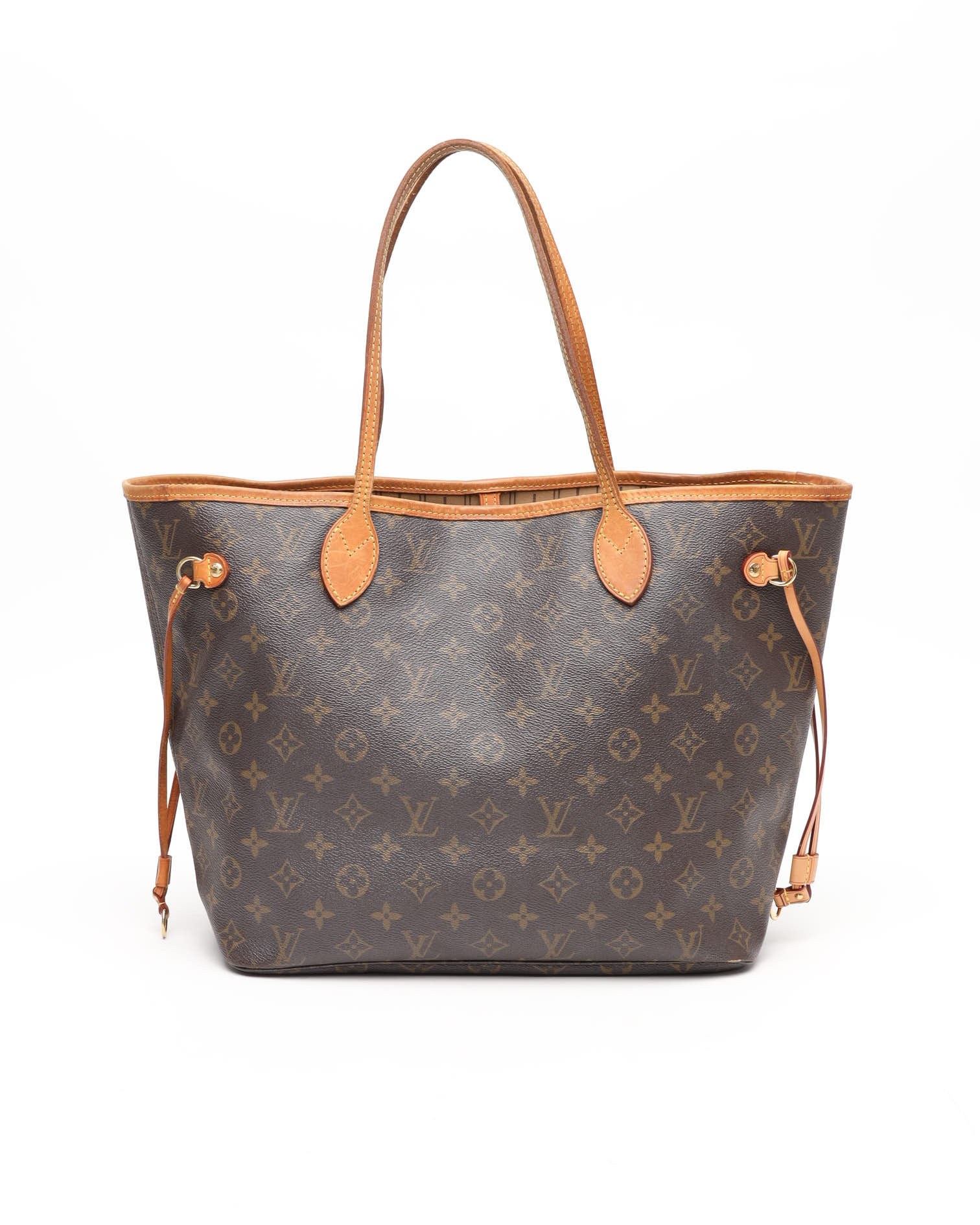 Pre-owned Louis Vuitton Monogram Neverfull Mm Tote Bag In Brown