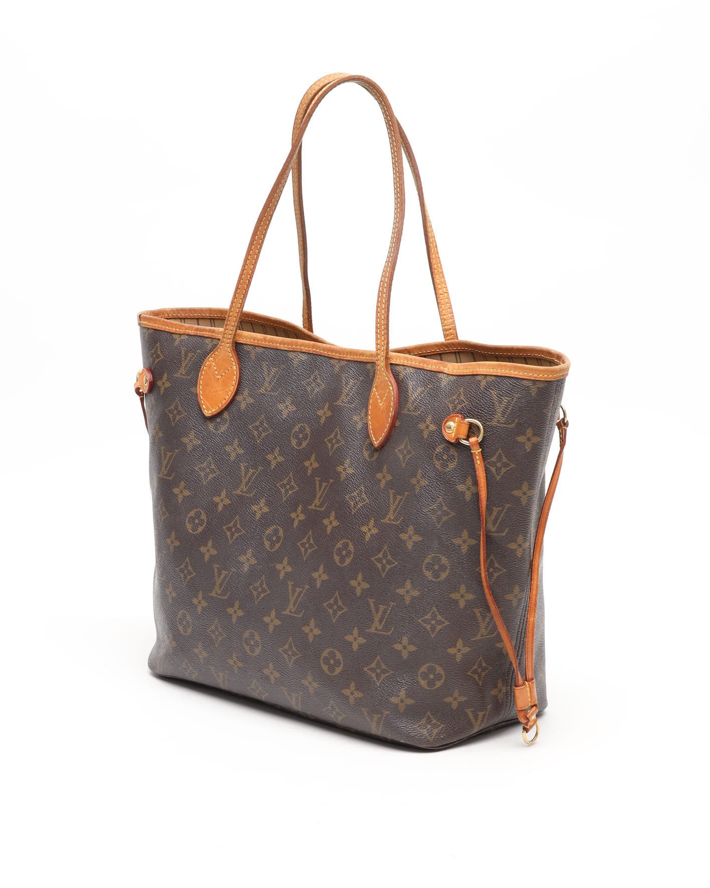 Pre-owned Louis Vuitton Monogram Neverfull Mm Tote Bag In Brown