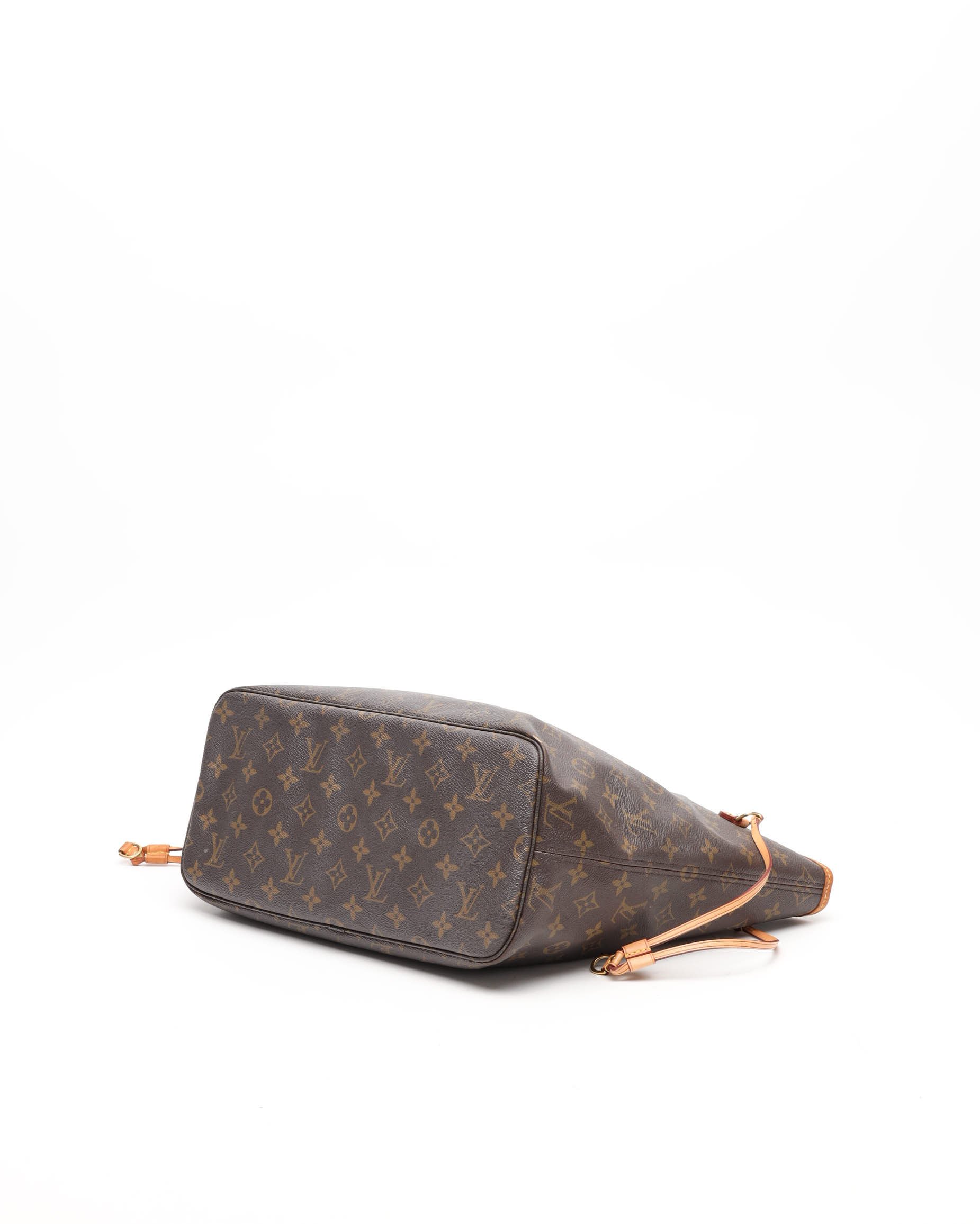 Pre-owned Louis Vuitton Monogram Neverfull Mm Tote Bag In Brown