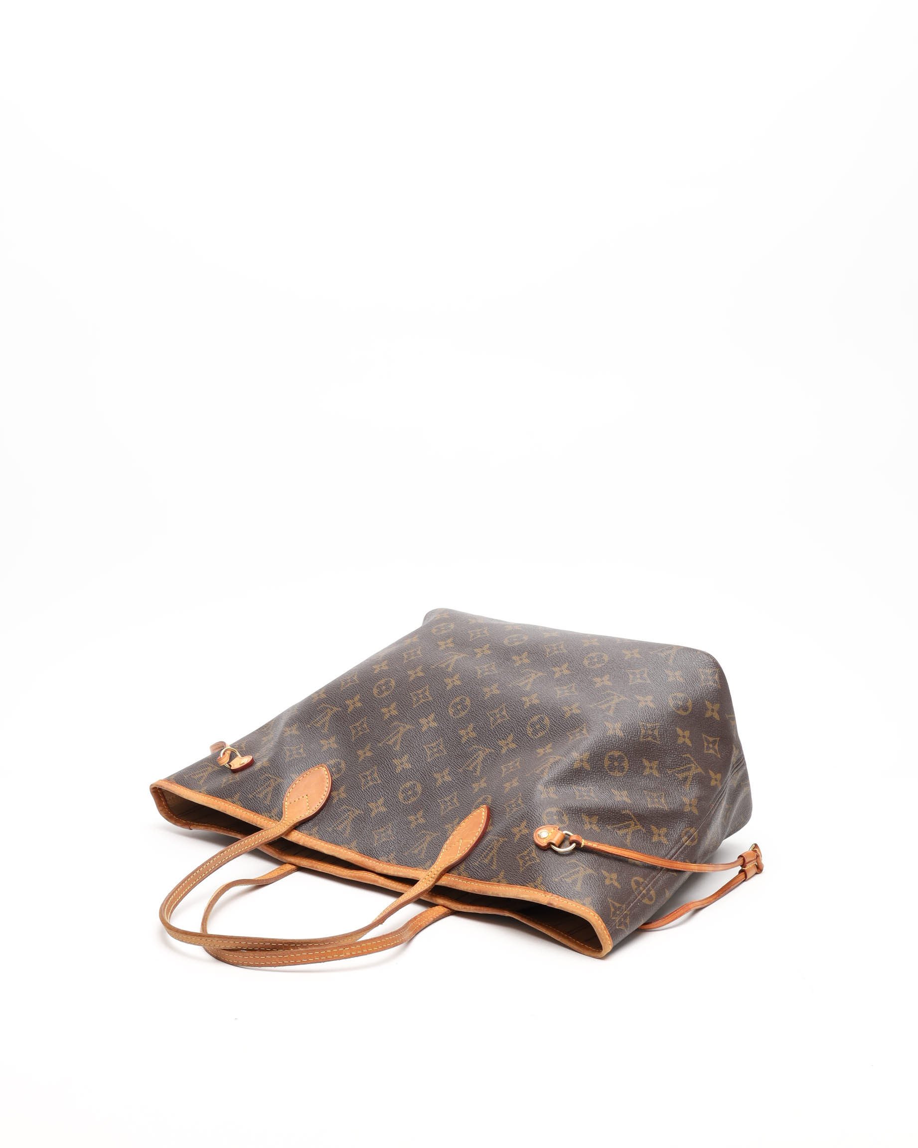 Pre-owned Louis Vuitton Monogram Neverfull Mm Tote Bag In Brown