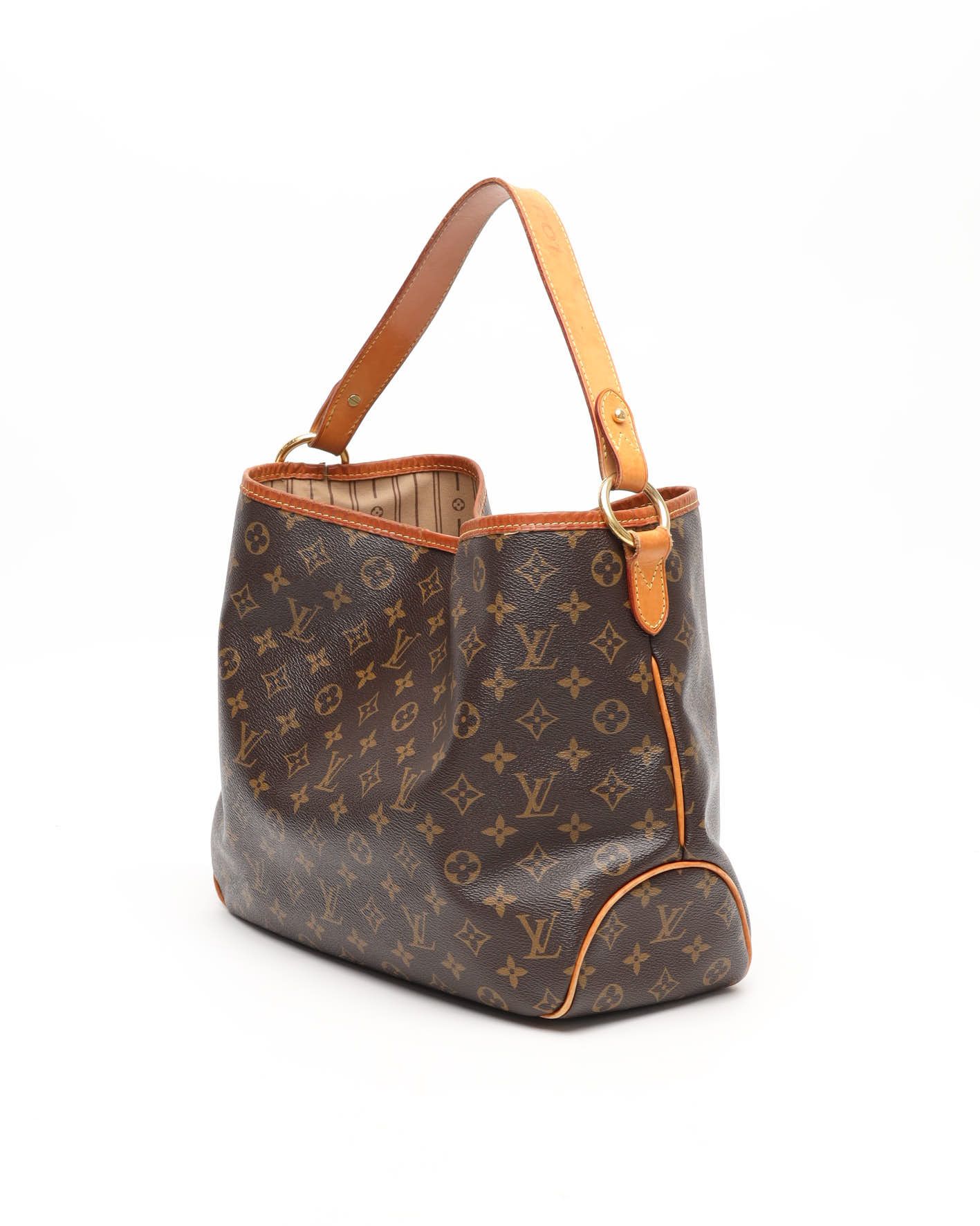 Pre-owned Louis Vuitton Monogram Delightful Pm Bag In Brown