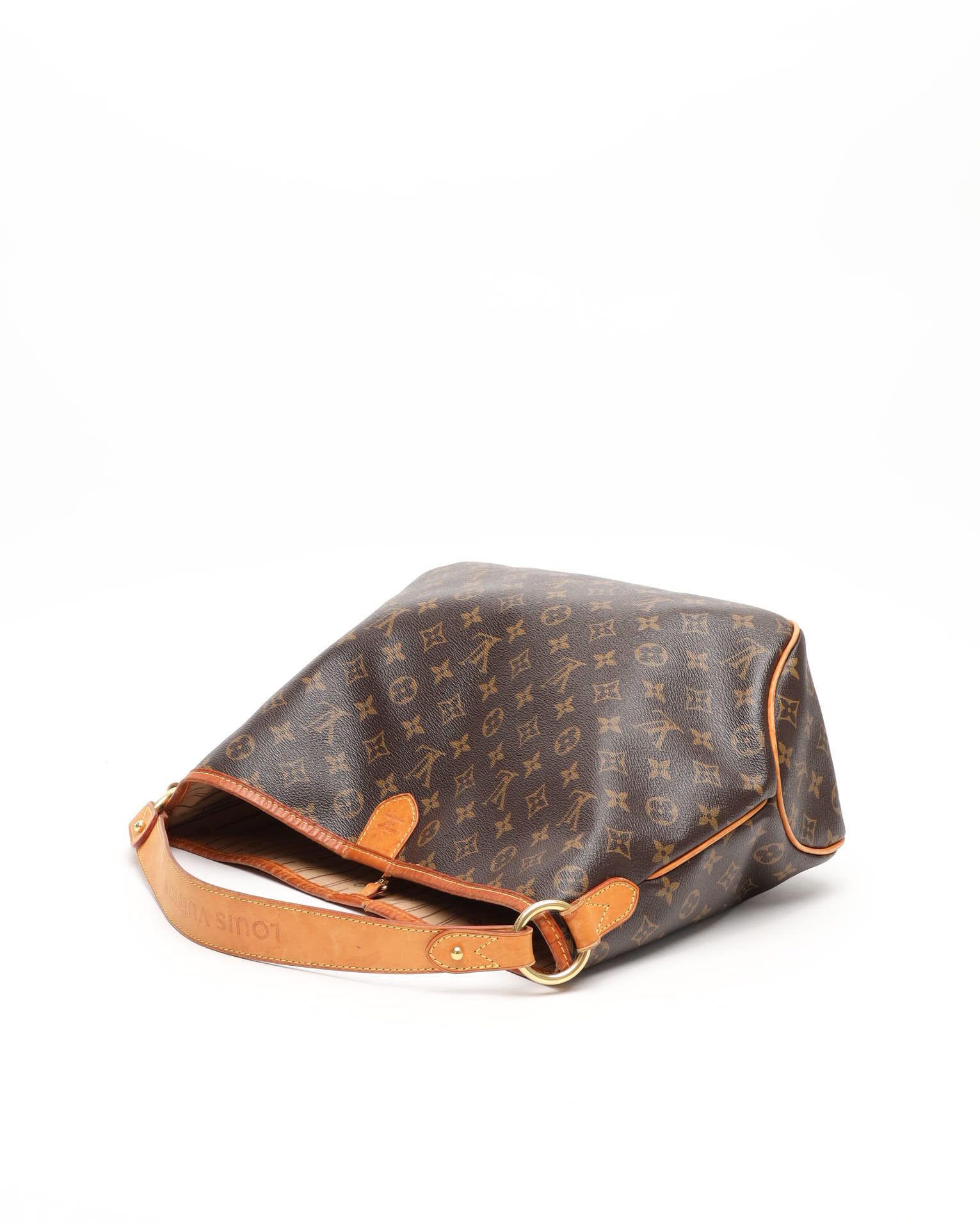 Pre-owned Louis Vuitton Monogram Delightful Pm Bag In Brown