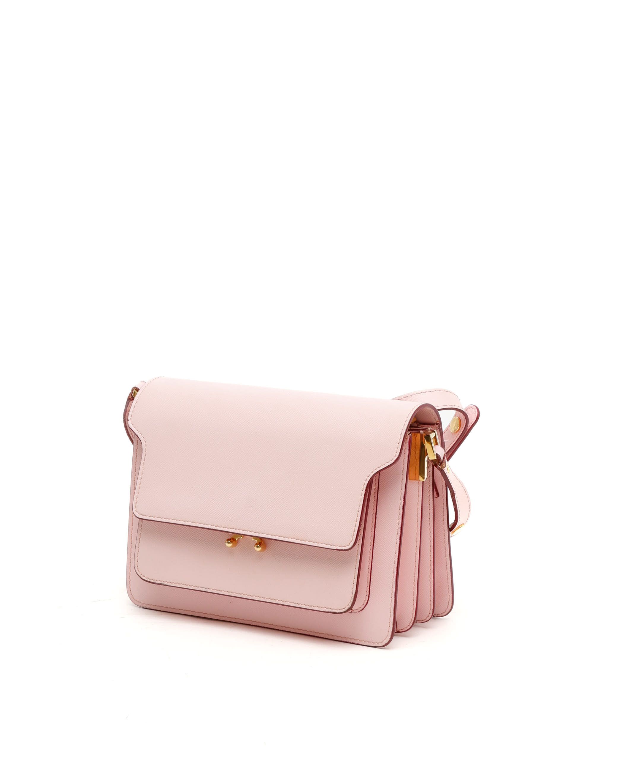 Marni Medium Trunk Bag In Pink