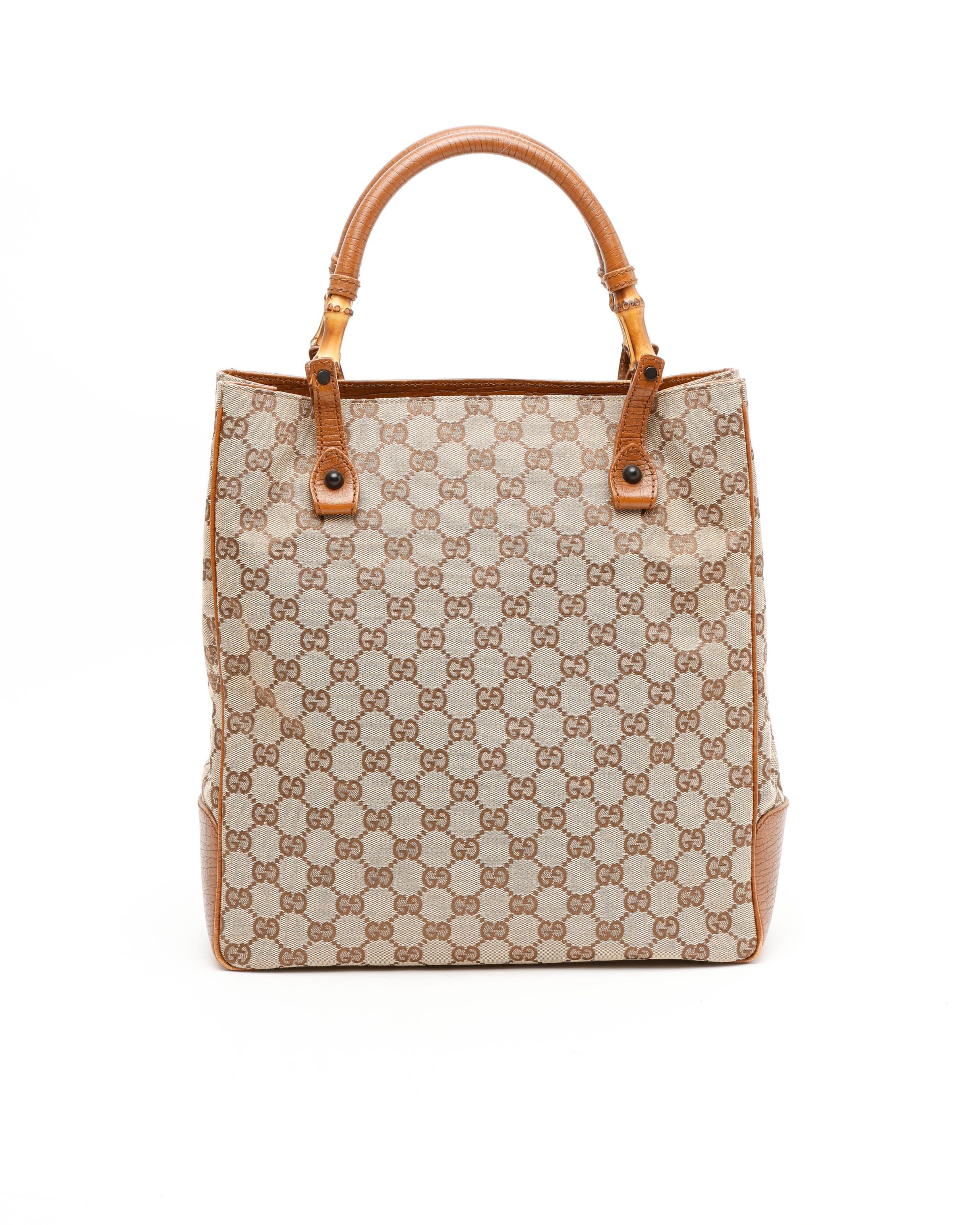 Gucci GG Bamboo Tote Bag