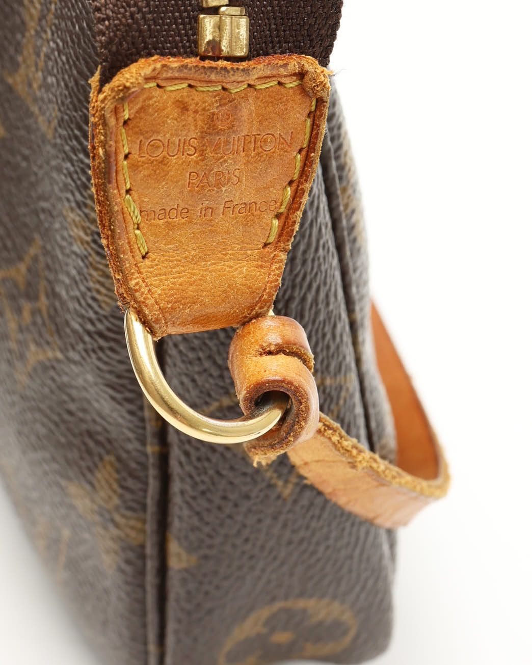 Pre-owned Louis Vuitton Monogram Pochette Accessoires Bag In Brown
