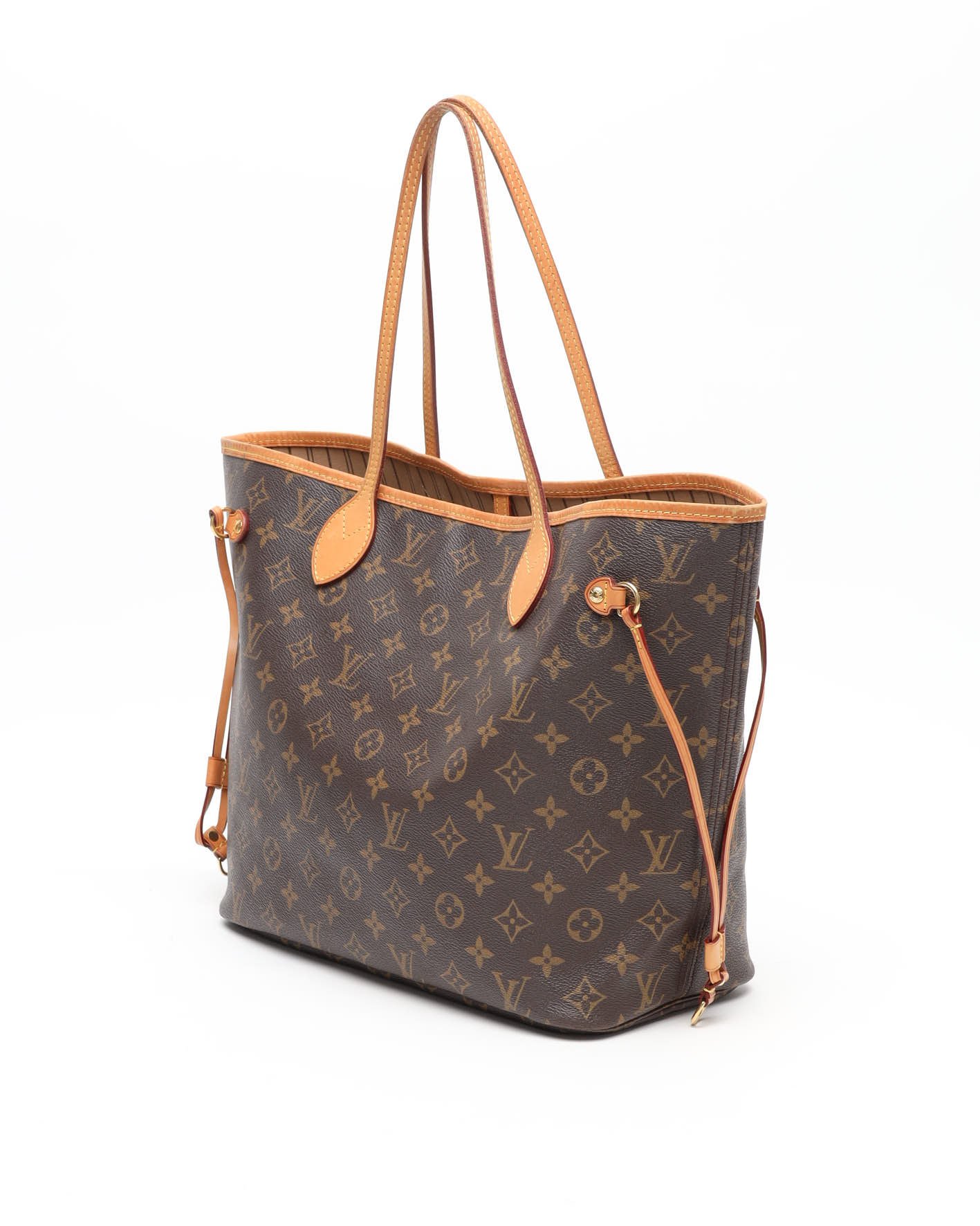 Pre-owned Louis Vuitton Monogram Neverfull Mm Tote Bag In Brown
