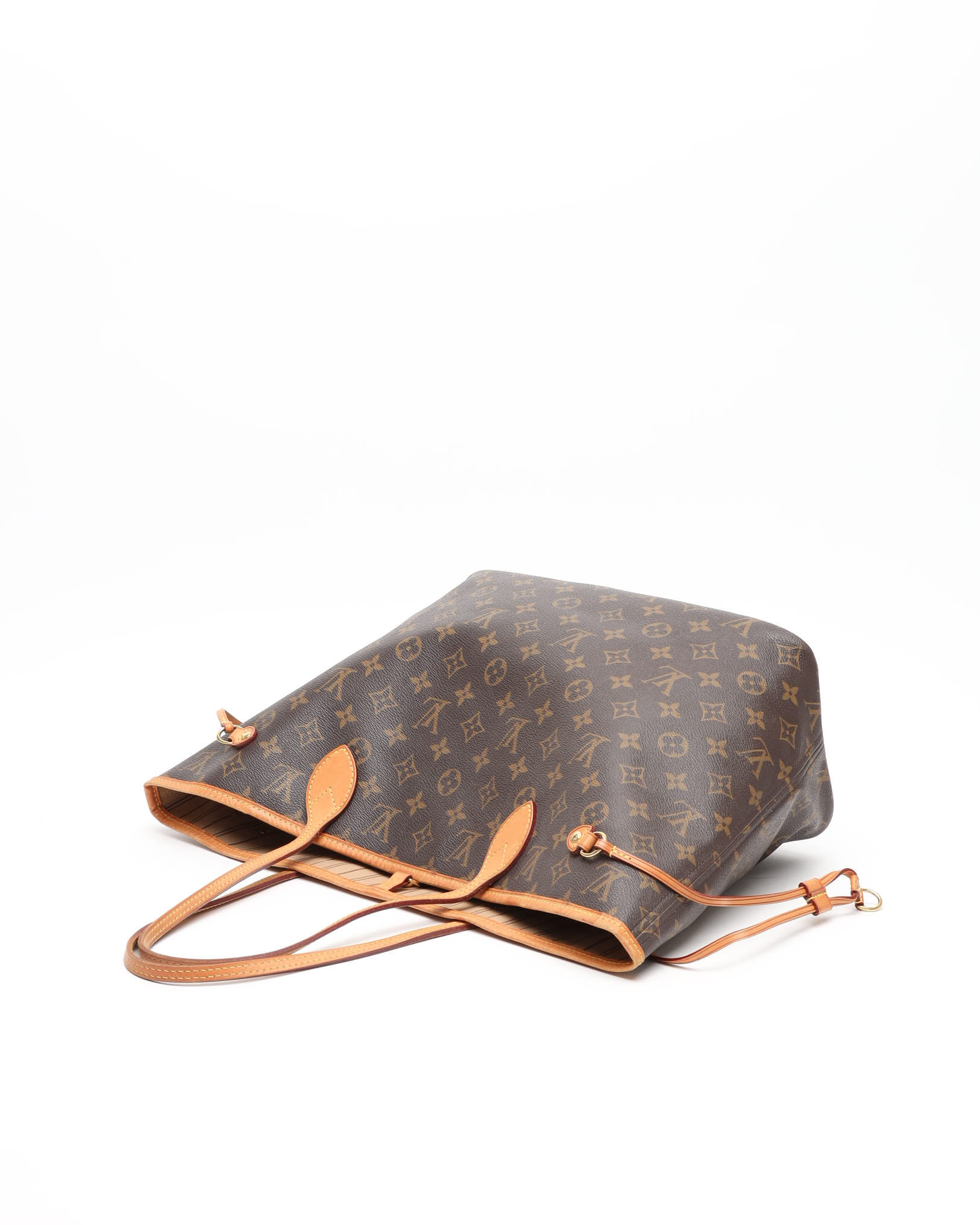 Pre-owned Louis Vuitton Monogram Neverfull Mm Tote Bag In Brown
