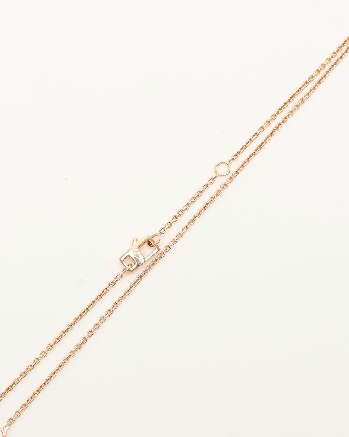 Pre-owned Louis Vuitton Blossom Pendant, 18kt Pink Gold And Diamond