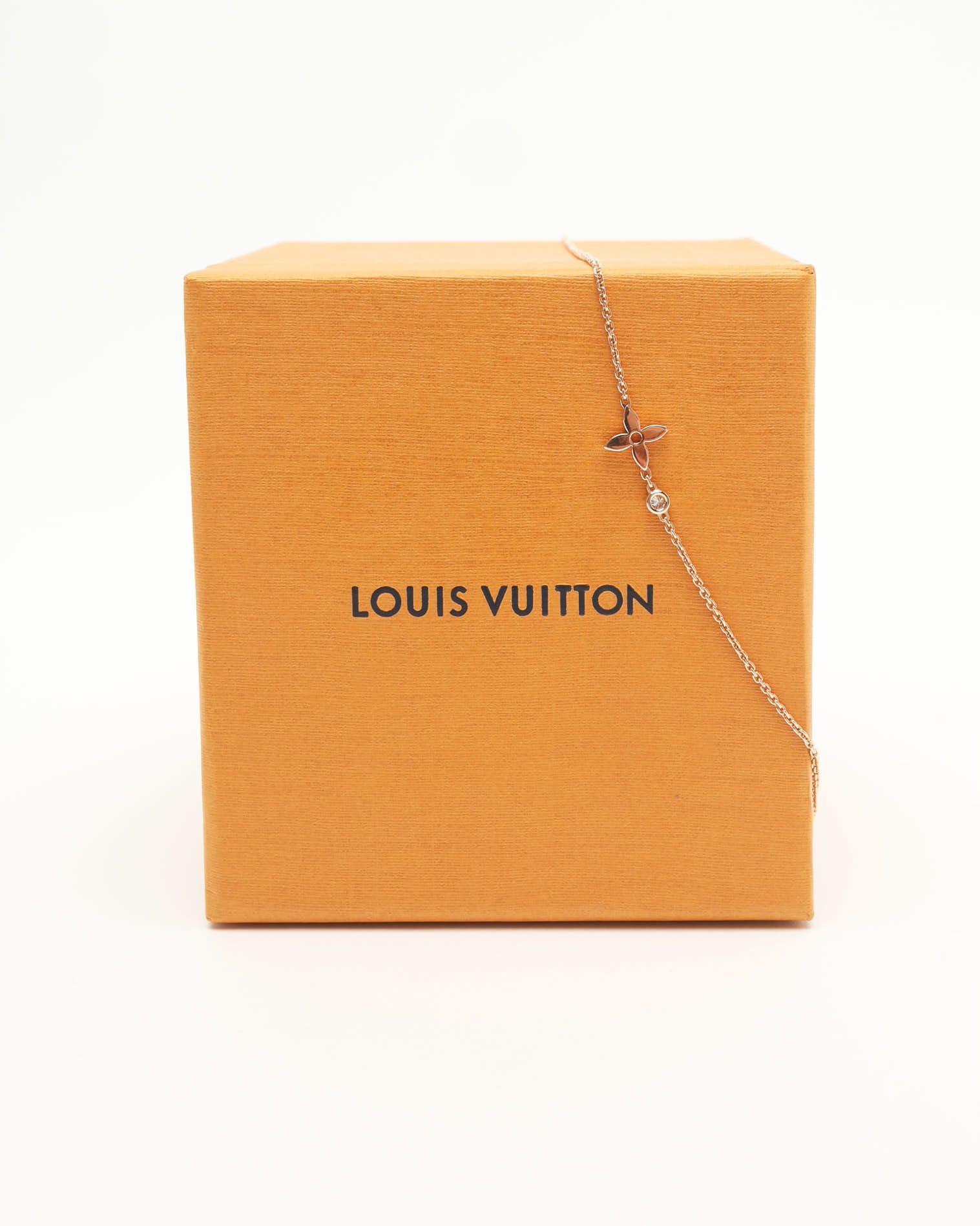 Pre-owned Louis Vuitton Blossom Pendant, 18kt Pink Gold And Diamond
