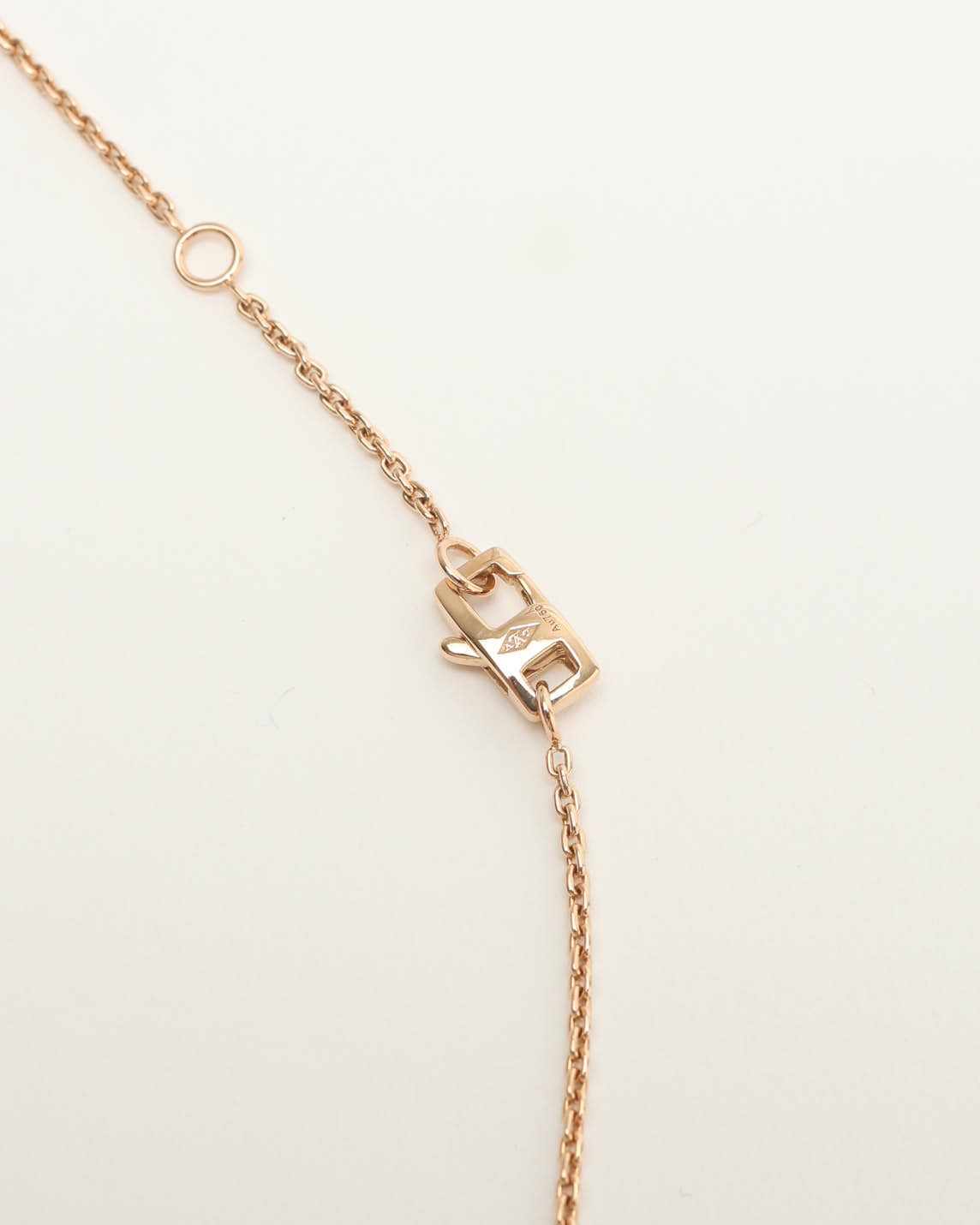 Pre-owned Louis Vuitton Blossom Pendant, 18kt Pink Gold And Diamond