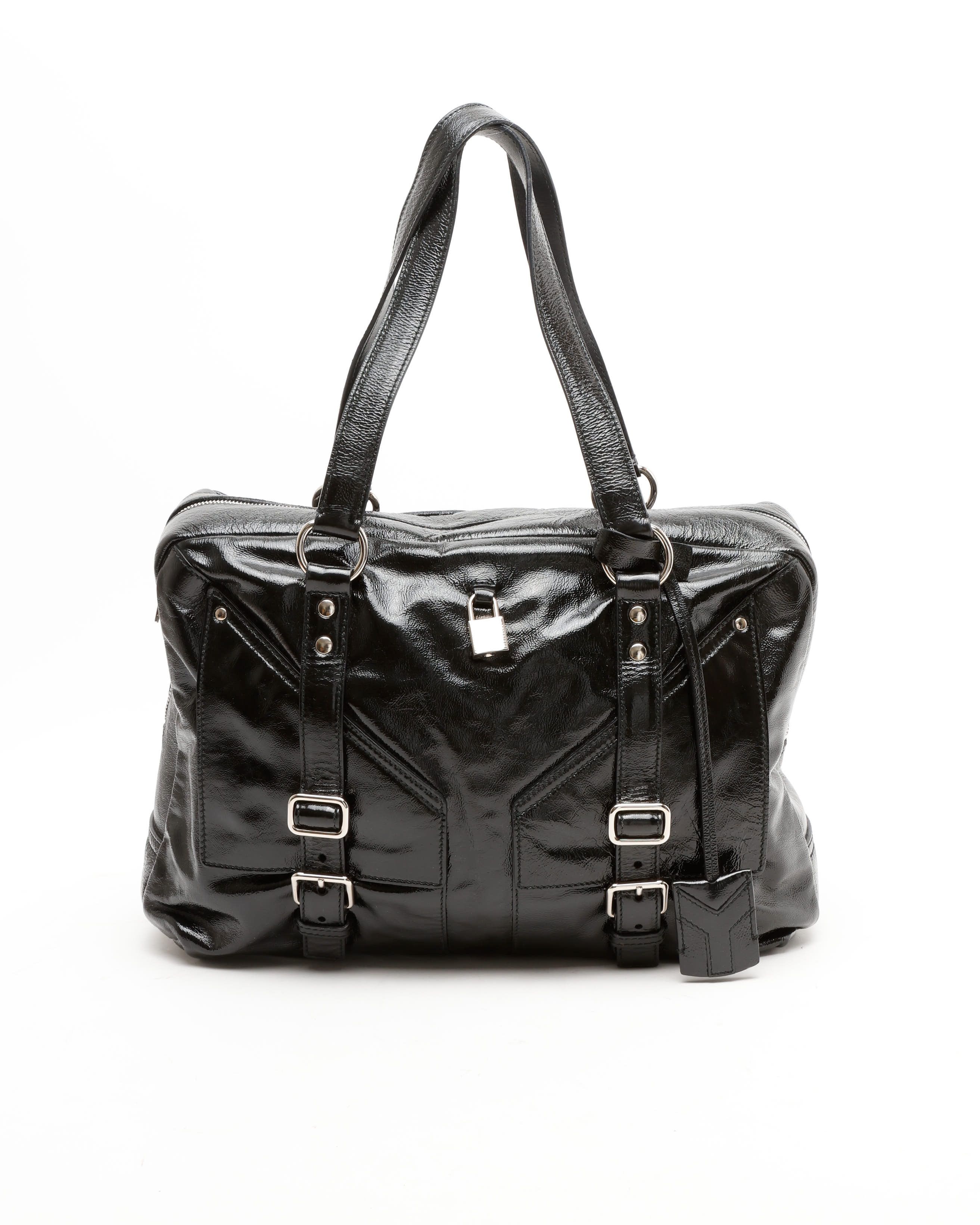 Saint Laurent Y-line Bag In Black
