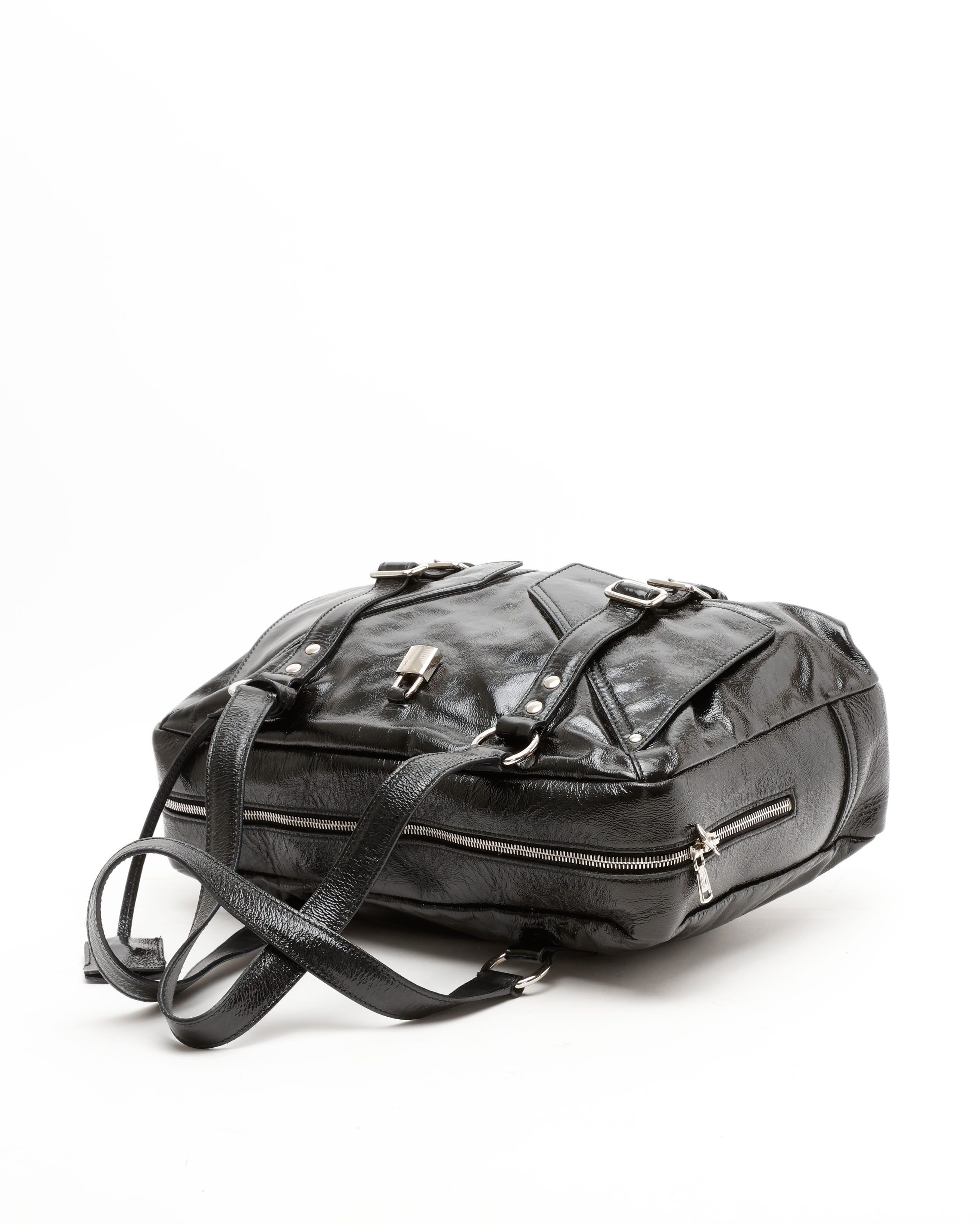 Saint Laurent Y-line Bag In Black