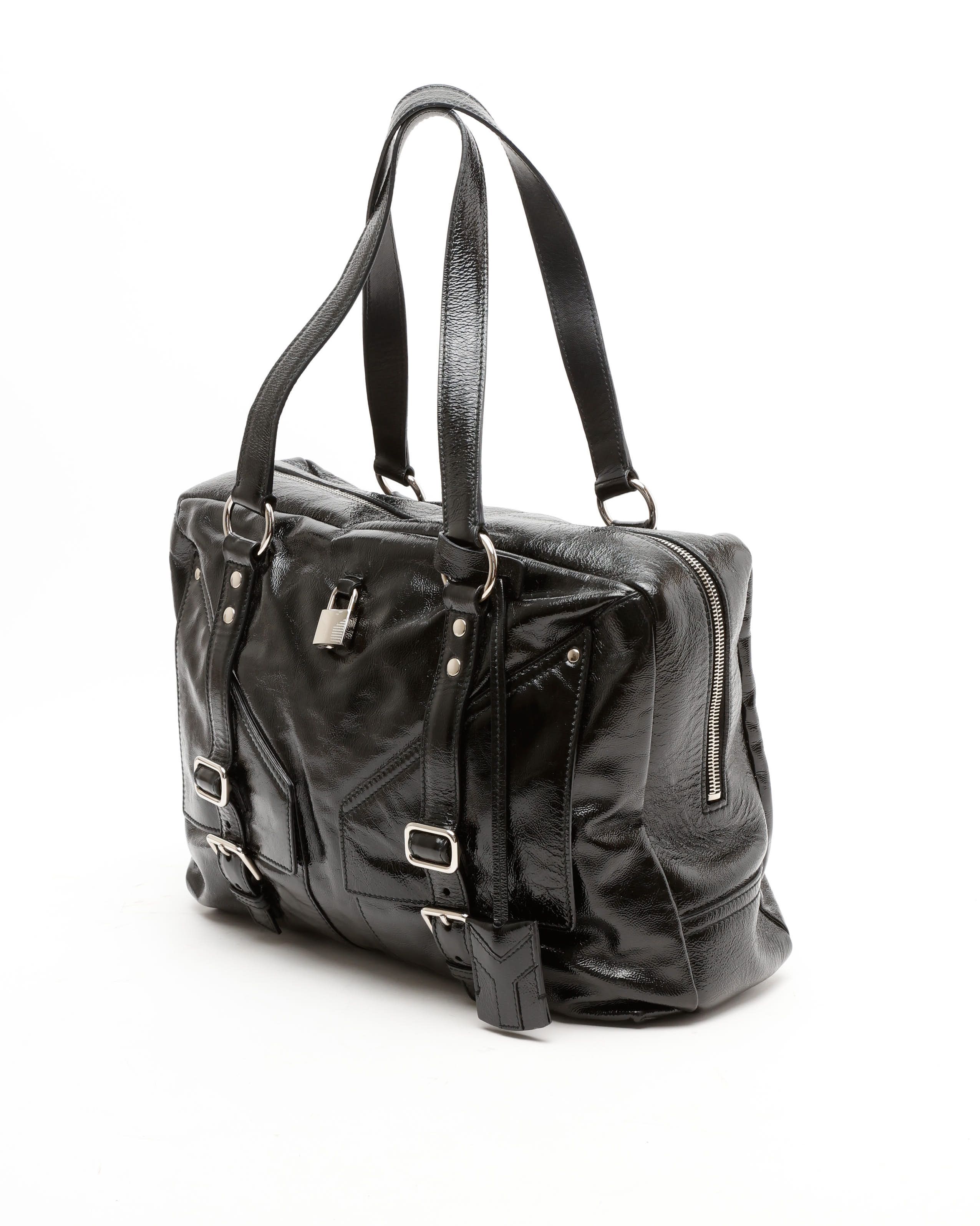 Saint Laurent Y-line Bag In Black