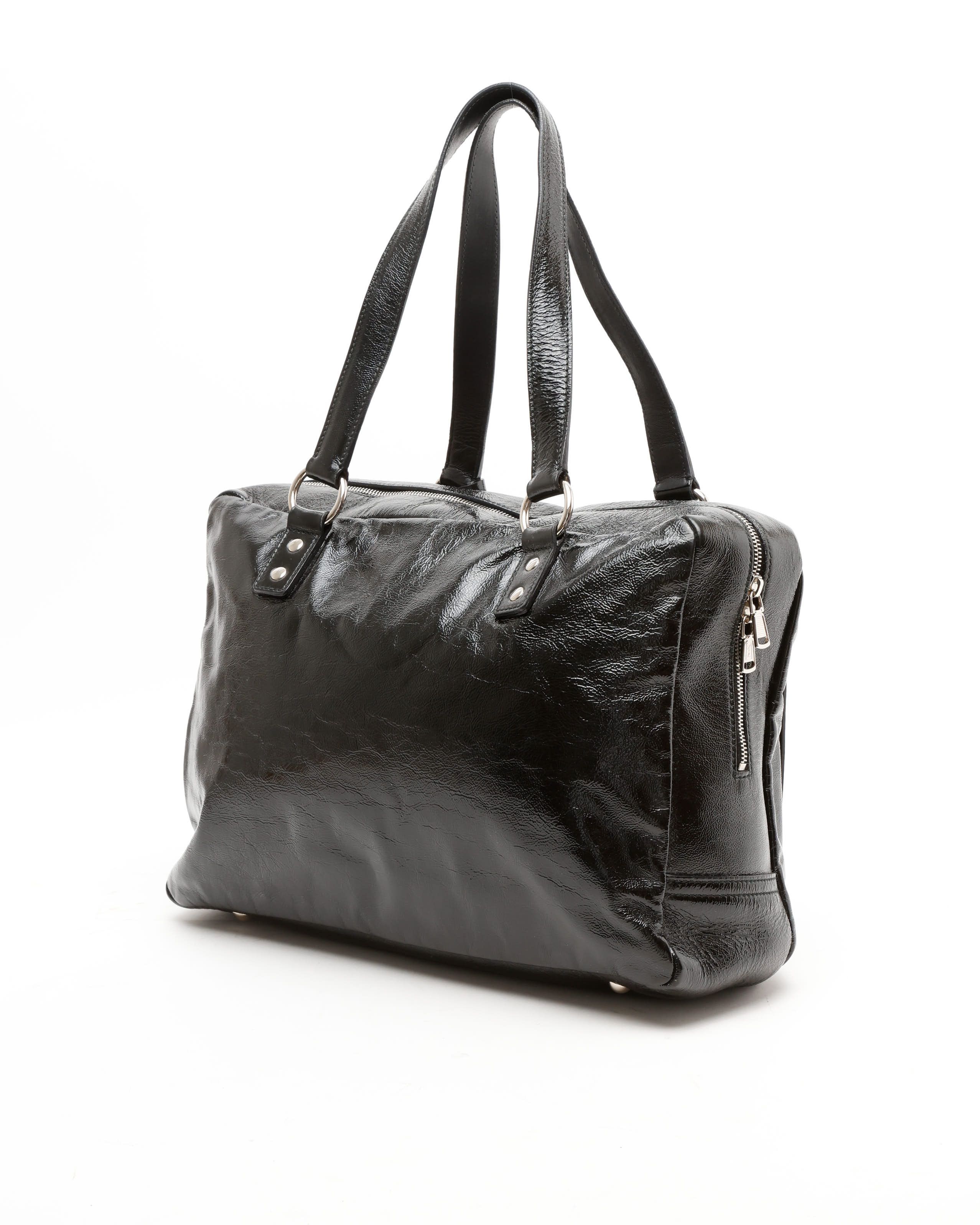 Saint Laurent Y-line Bag In Black