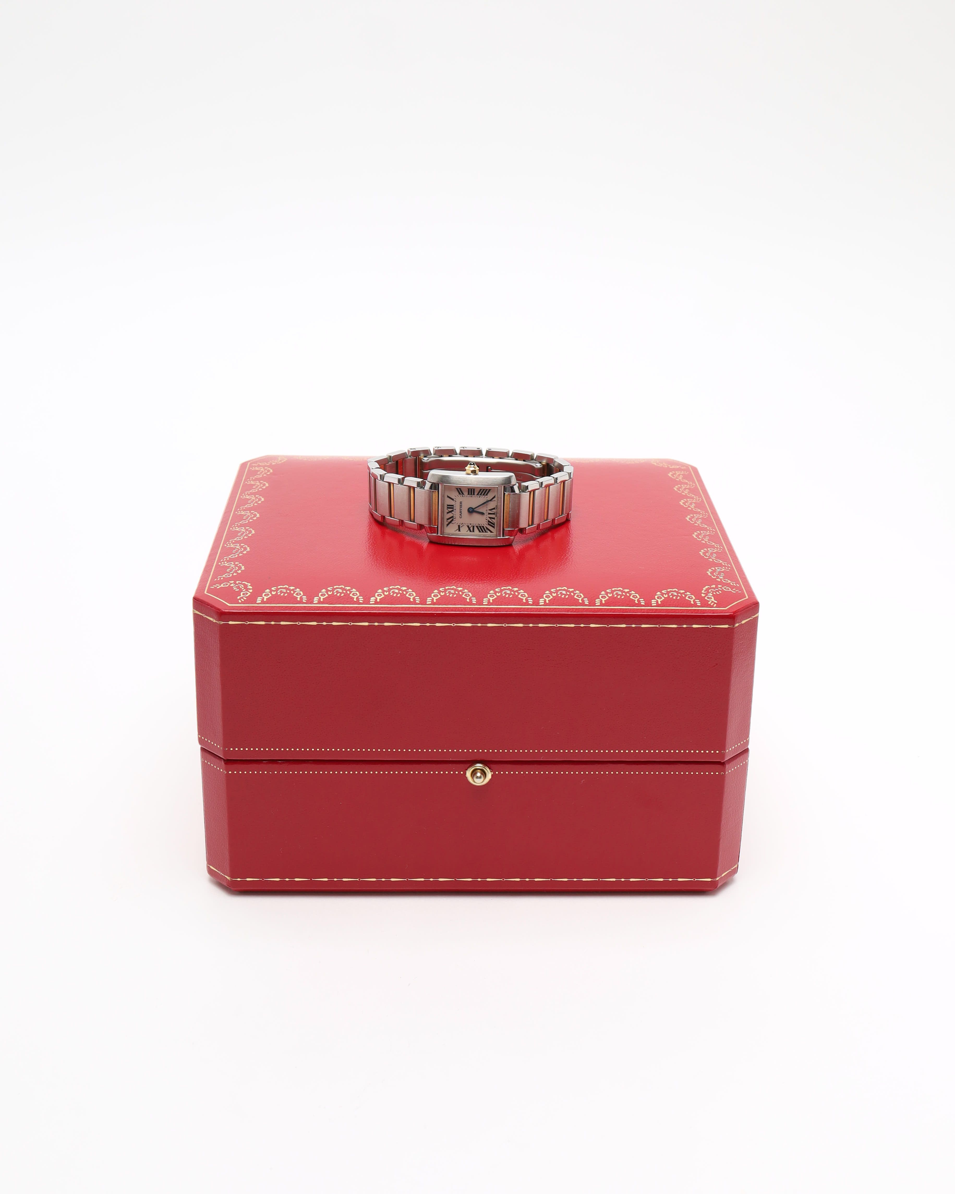 Cartier Tank Francaise 20mm Ref 2384 Watch In Multi
