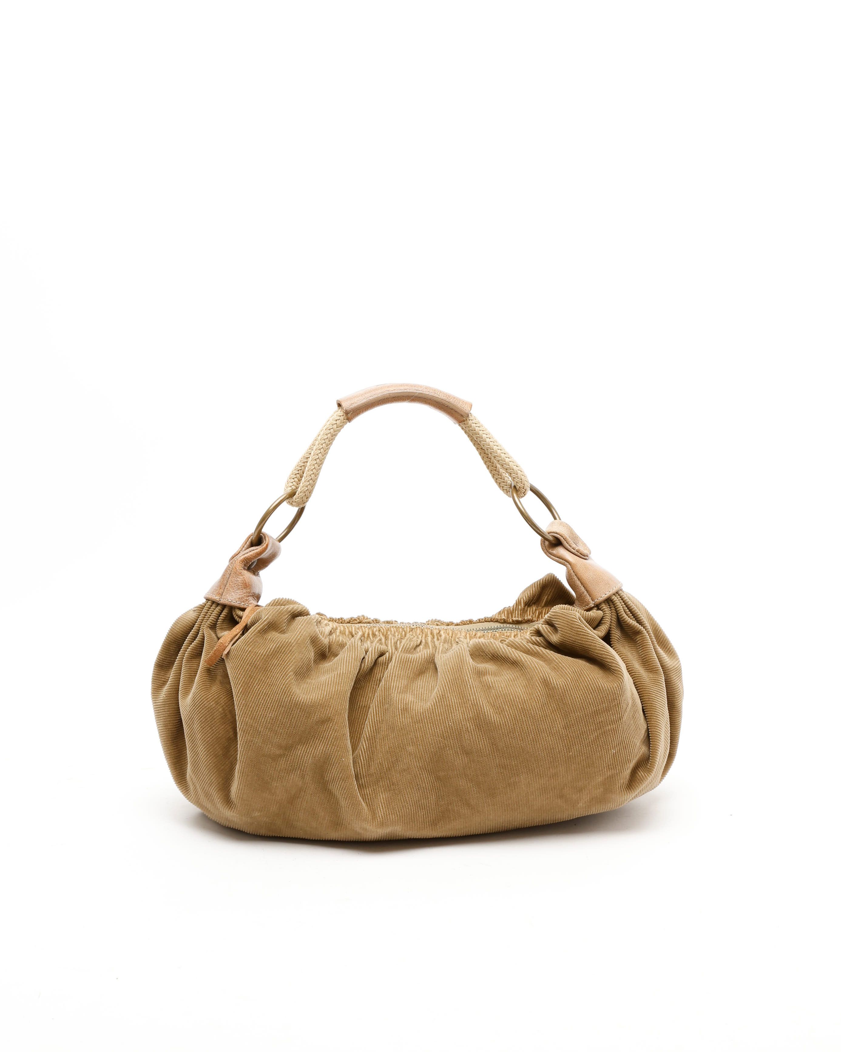 MIU MIU Corduroy Hobo Bag