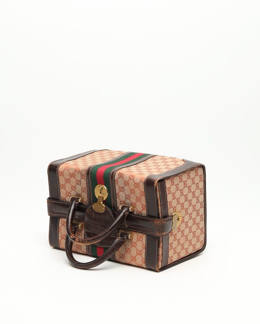 Gucci Gg Sherry Line Handbag In Multi