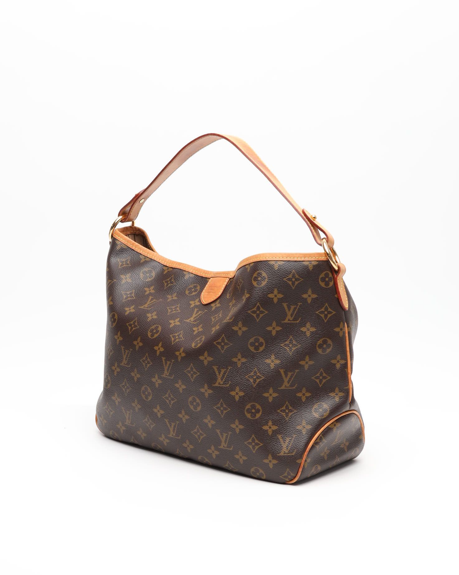 Pre-owned Louis Vuitton Monogram Delightful Pm Bag In Brown