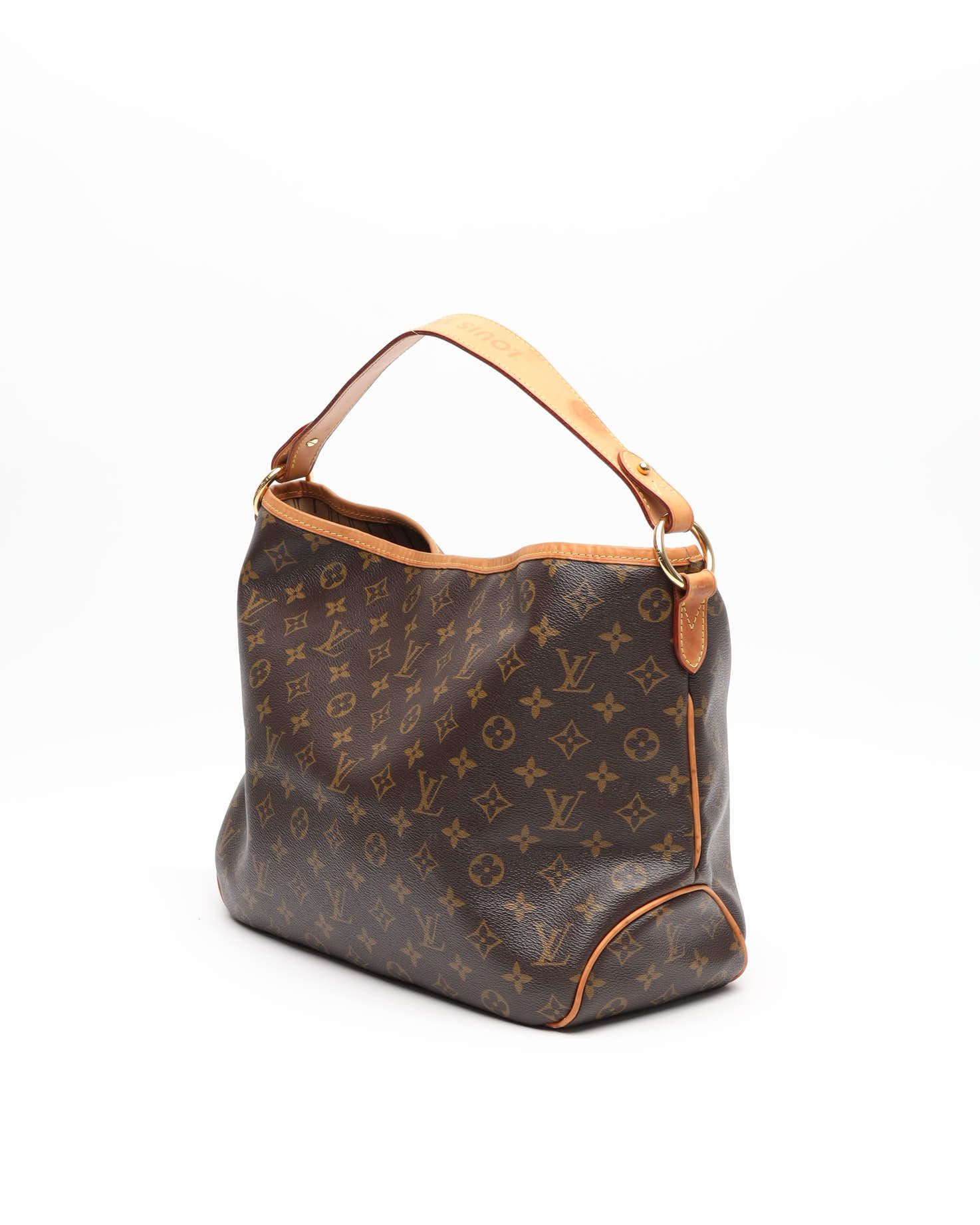 Pre-owned Louis Vuitton Monogram Delightful Pm Bag In Brown