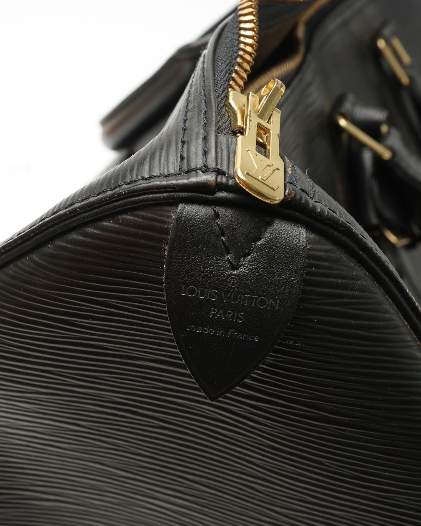 Pre-owned Louis Vuitton Epi Keepall 45 Weekend Bag In Black