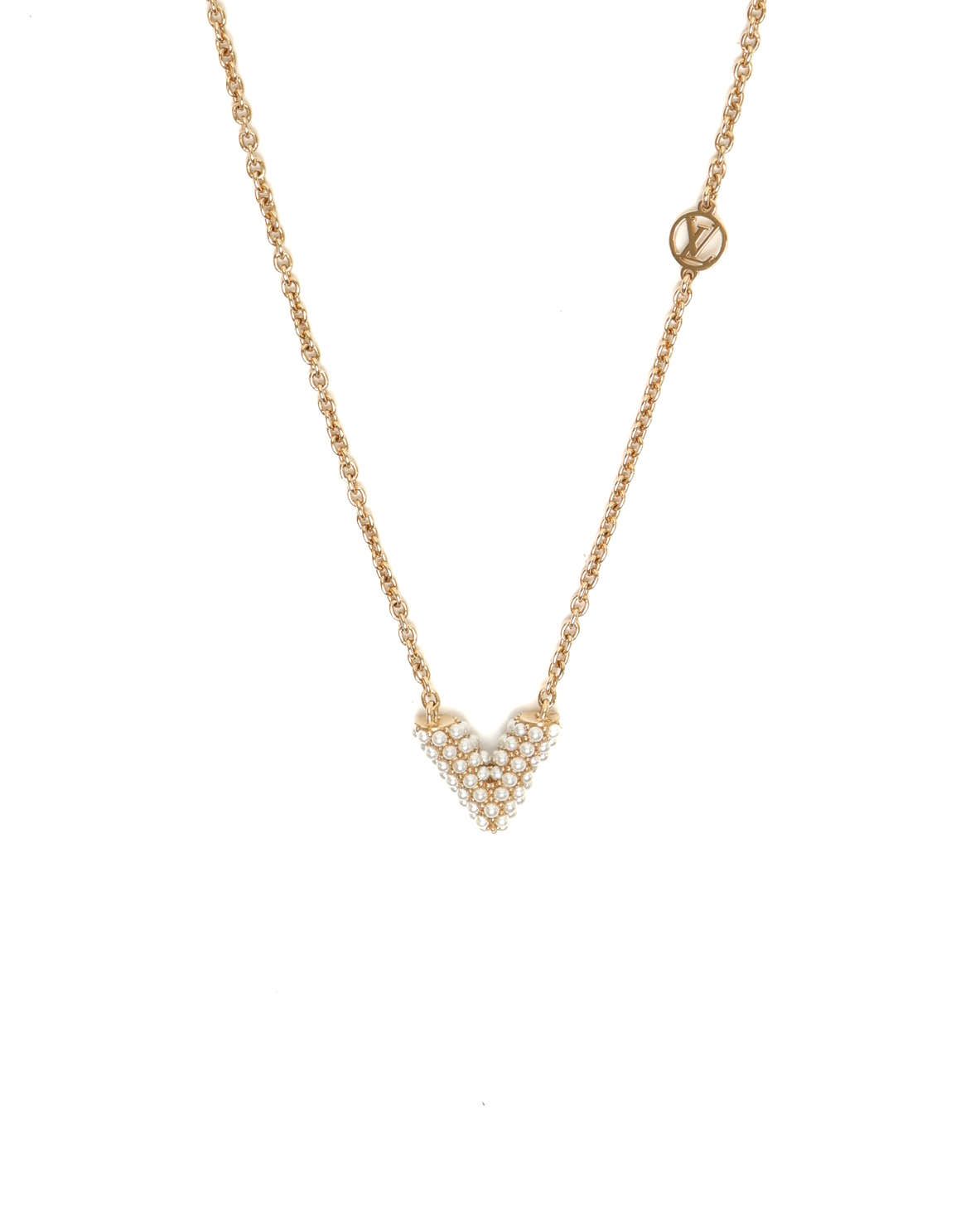 Pre-owned Louis Vuitton Essential V Perle Necklace In Multi