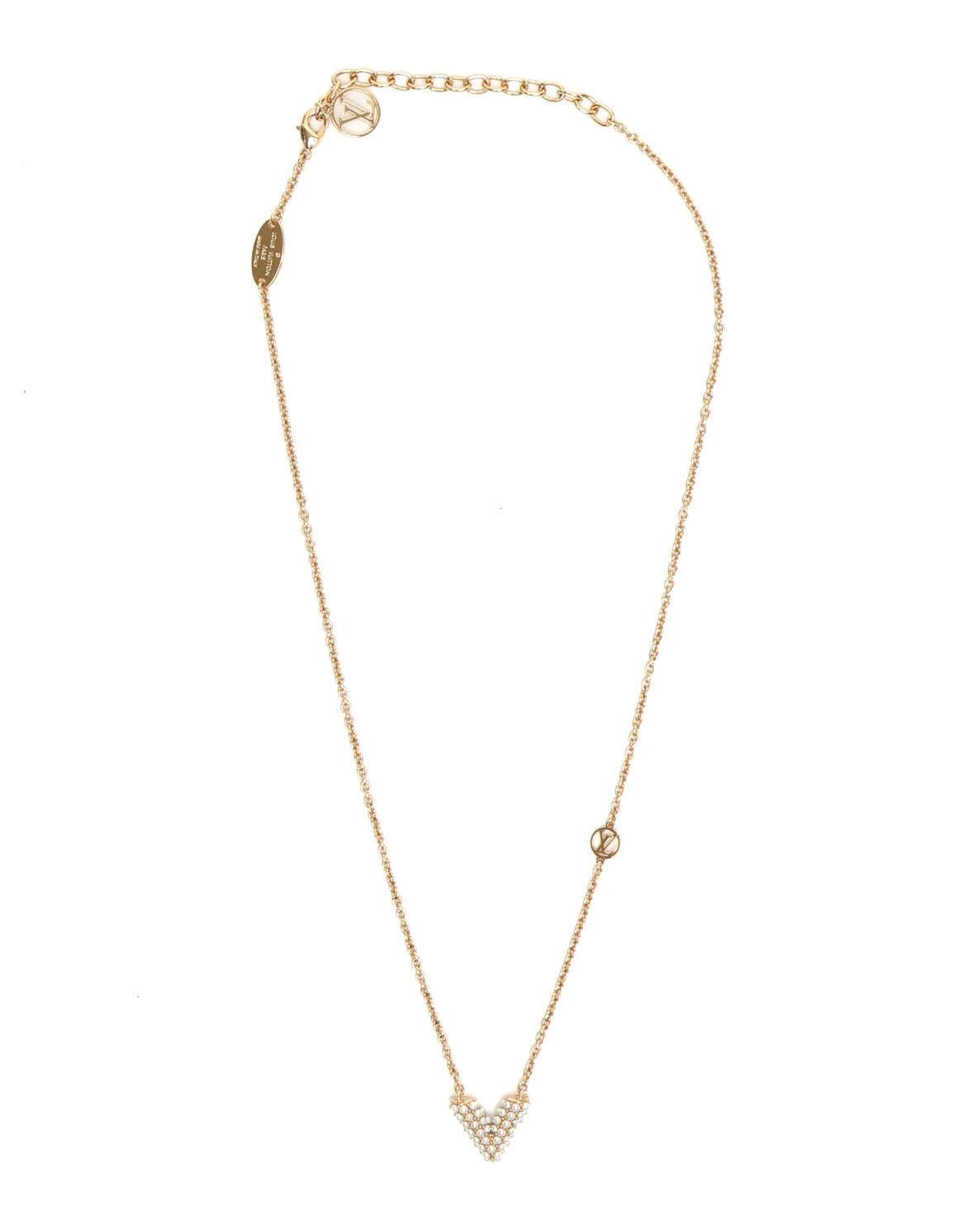 Pre-owned Louis Vuitton Essential V Perle Necklace In Multi
