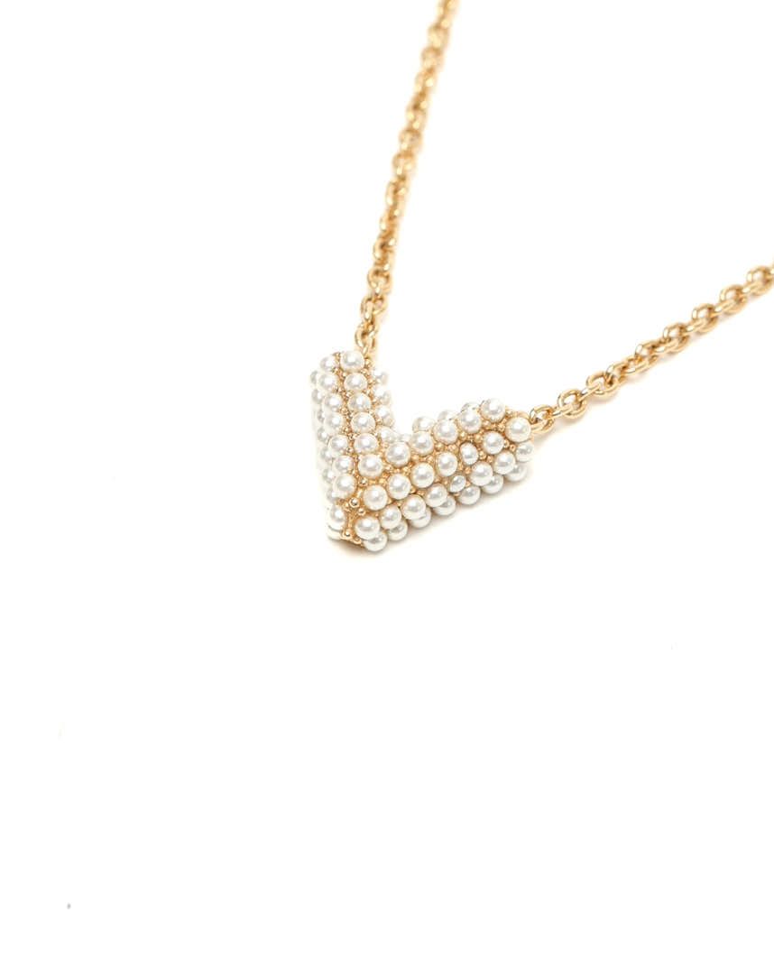 Pre-owned Louis Vuitton Essential V Perle Necklace In Multi