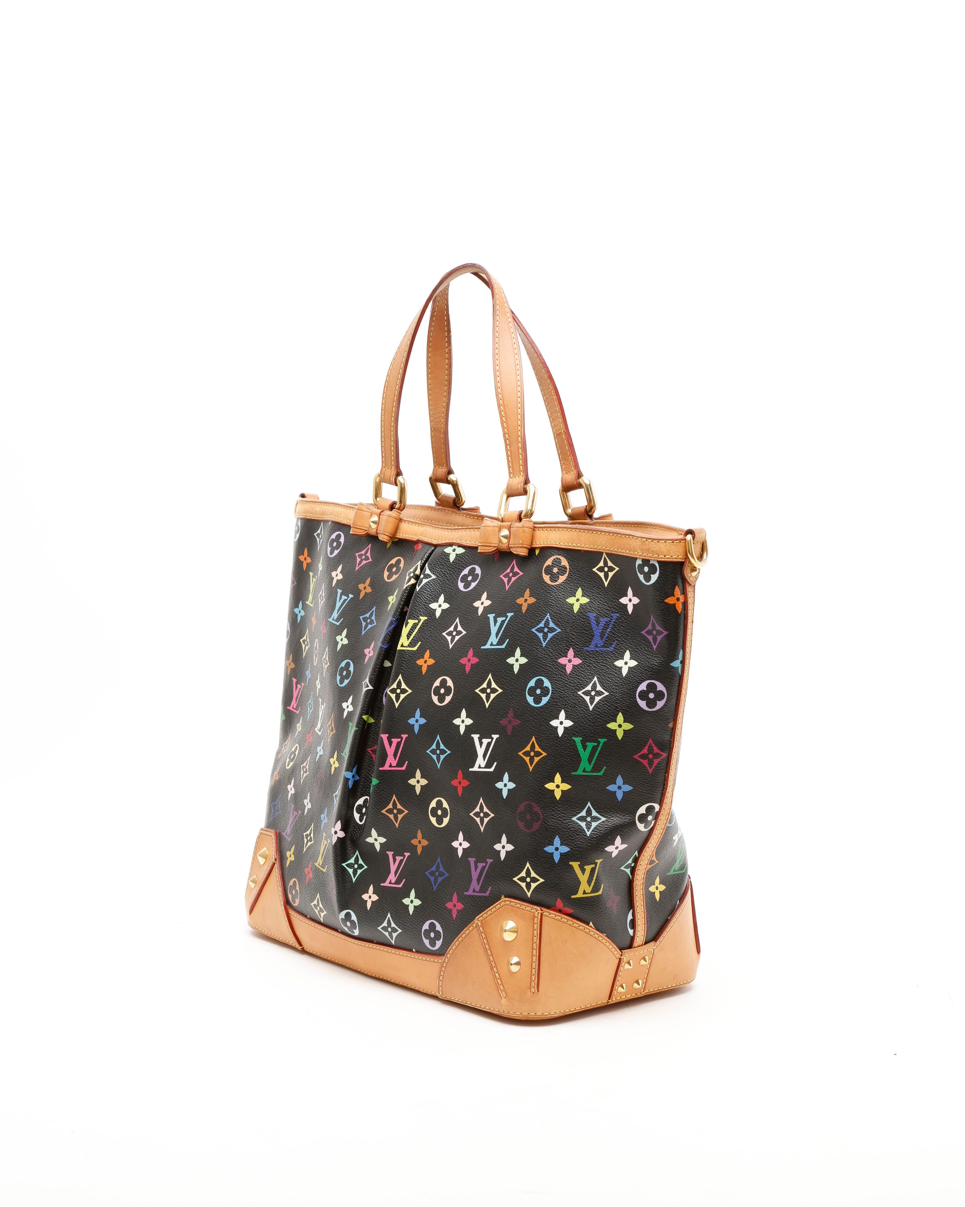 Pre-owned Louis Vuitton Murakami Charlene Mm Tote Bag In Multi