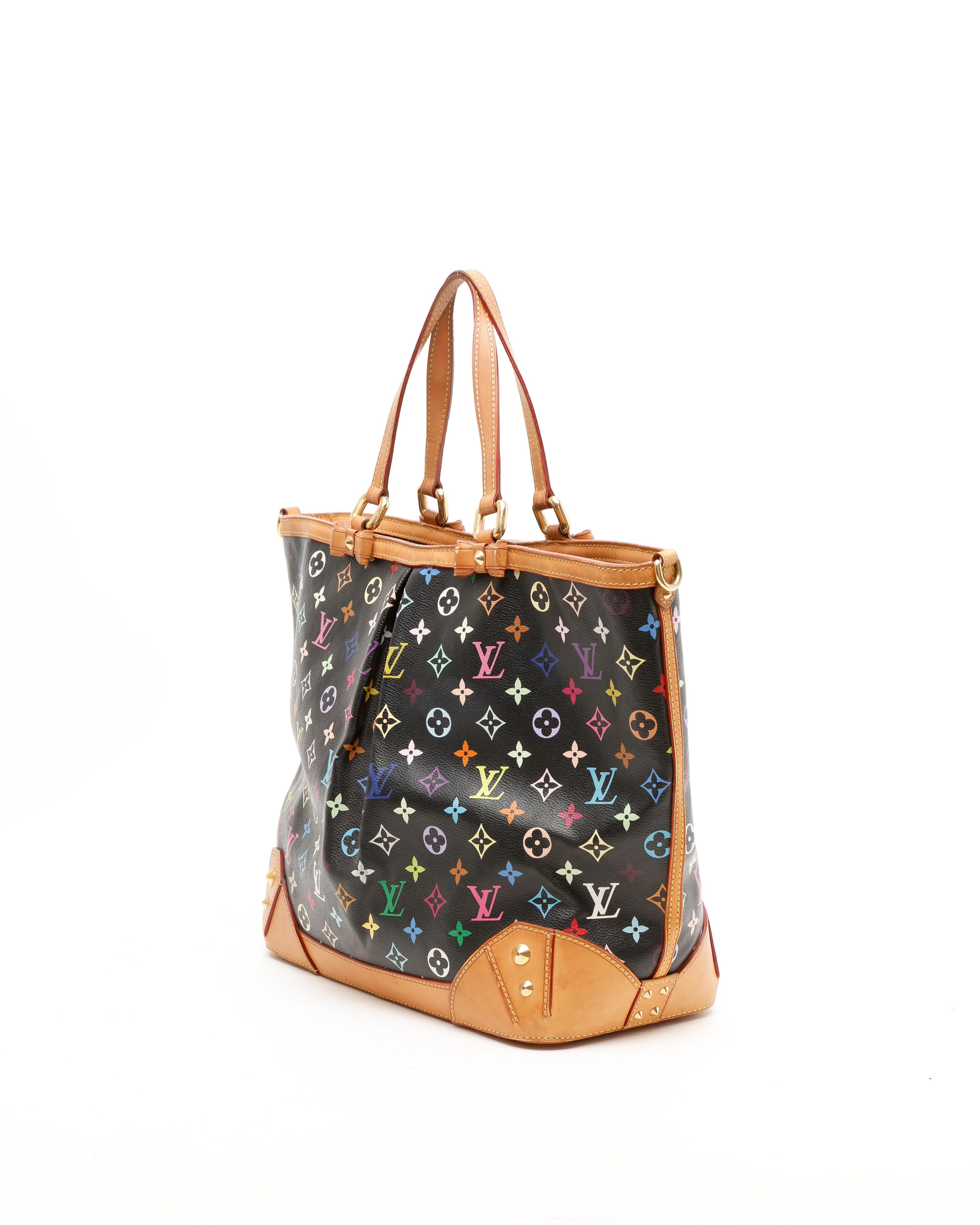 Pre-owned Louis Vuitton Murakami Charlene Mm Tote Bag In Multi