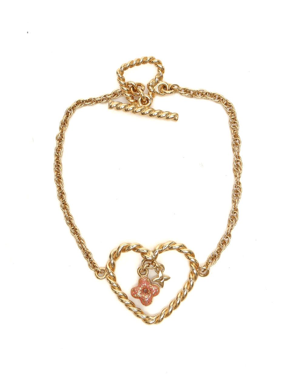Pre-owned Louis Vuitton Sweet Monogram In My Heart Bracelet In Multi
