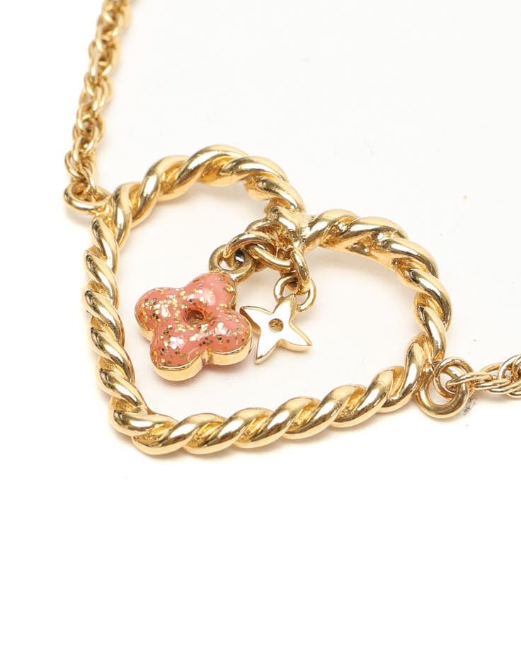 Pre-owned Louis Vuitton Sweet Monogram In My Heart Bracelet In Multi