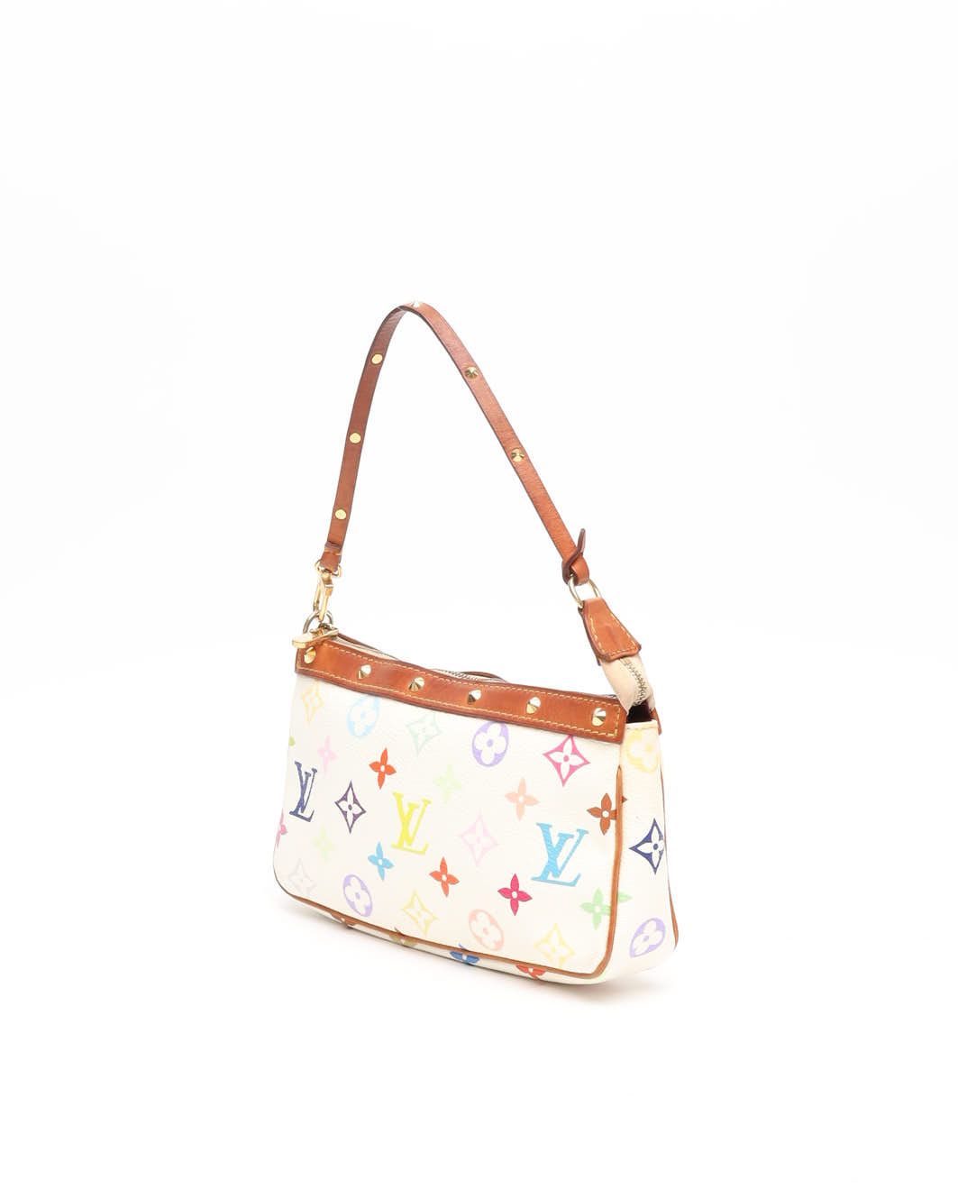 Pre-owned Louis Vuitton Murakami Pochette Accessoires Bag In Multi