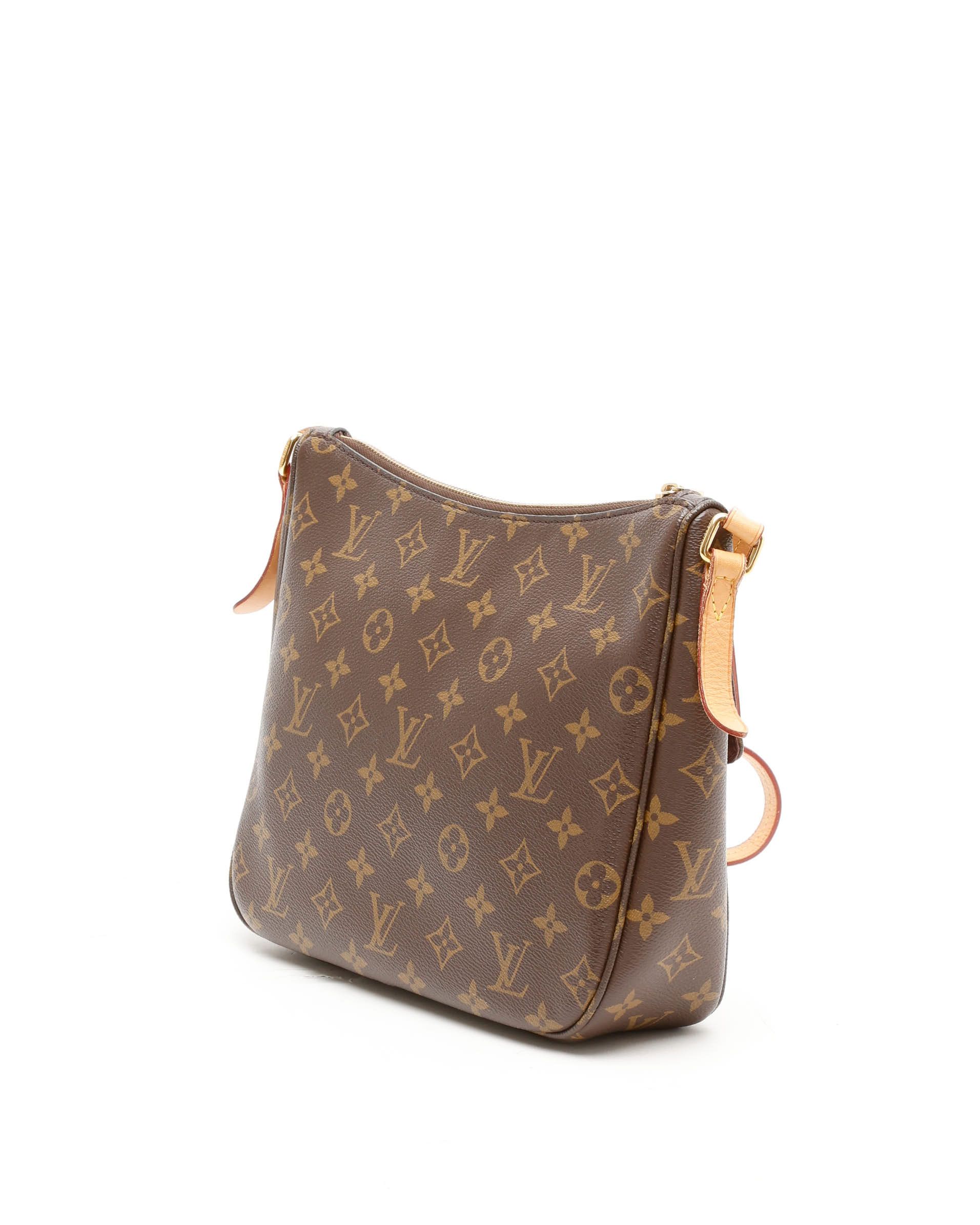 Pre-owned Louis Vuitton Monogram Mabillon Crossbody Bag In Brown