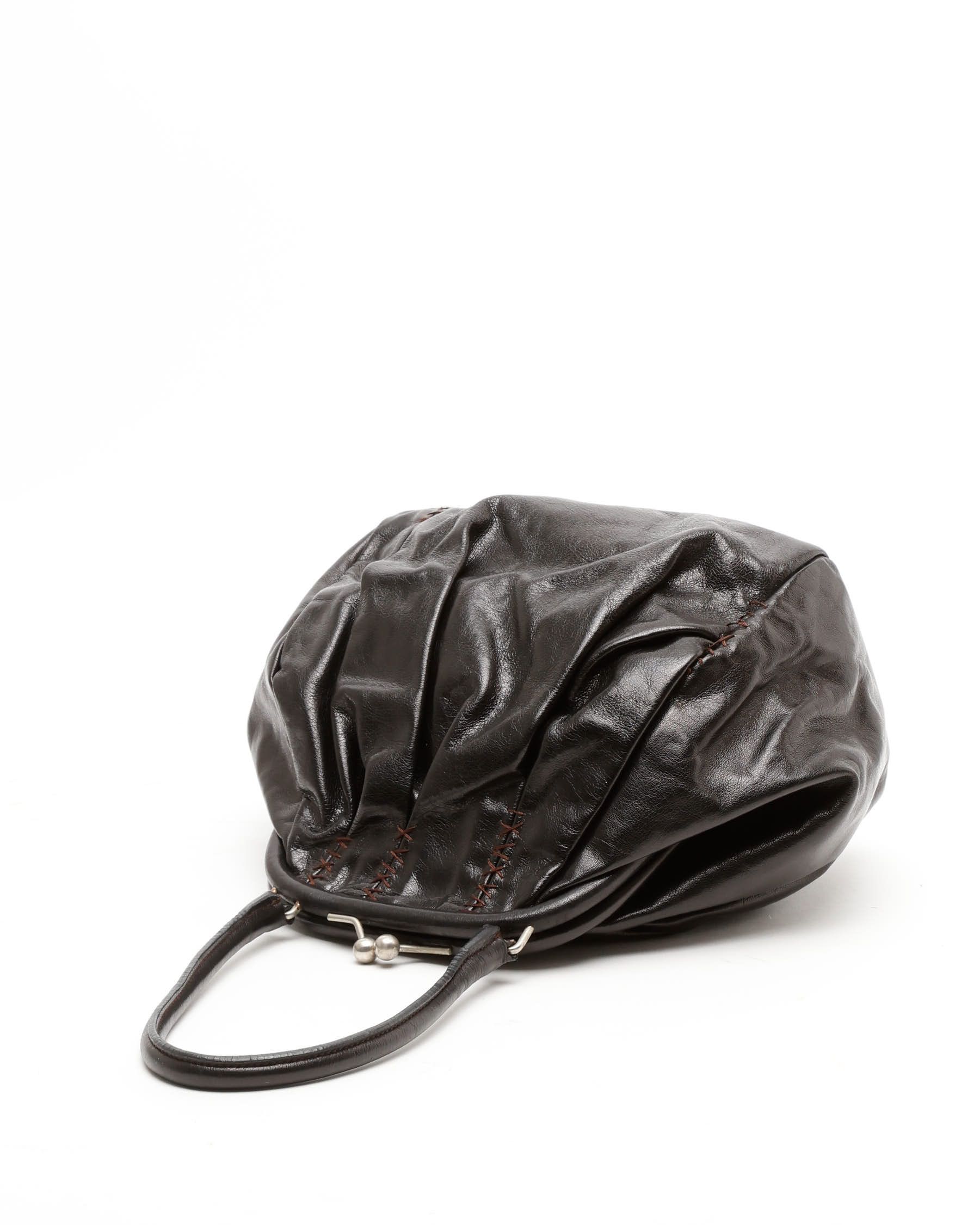 Miu Miu Clutch Handbag In Brown