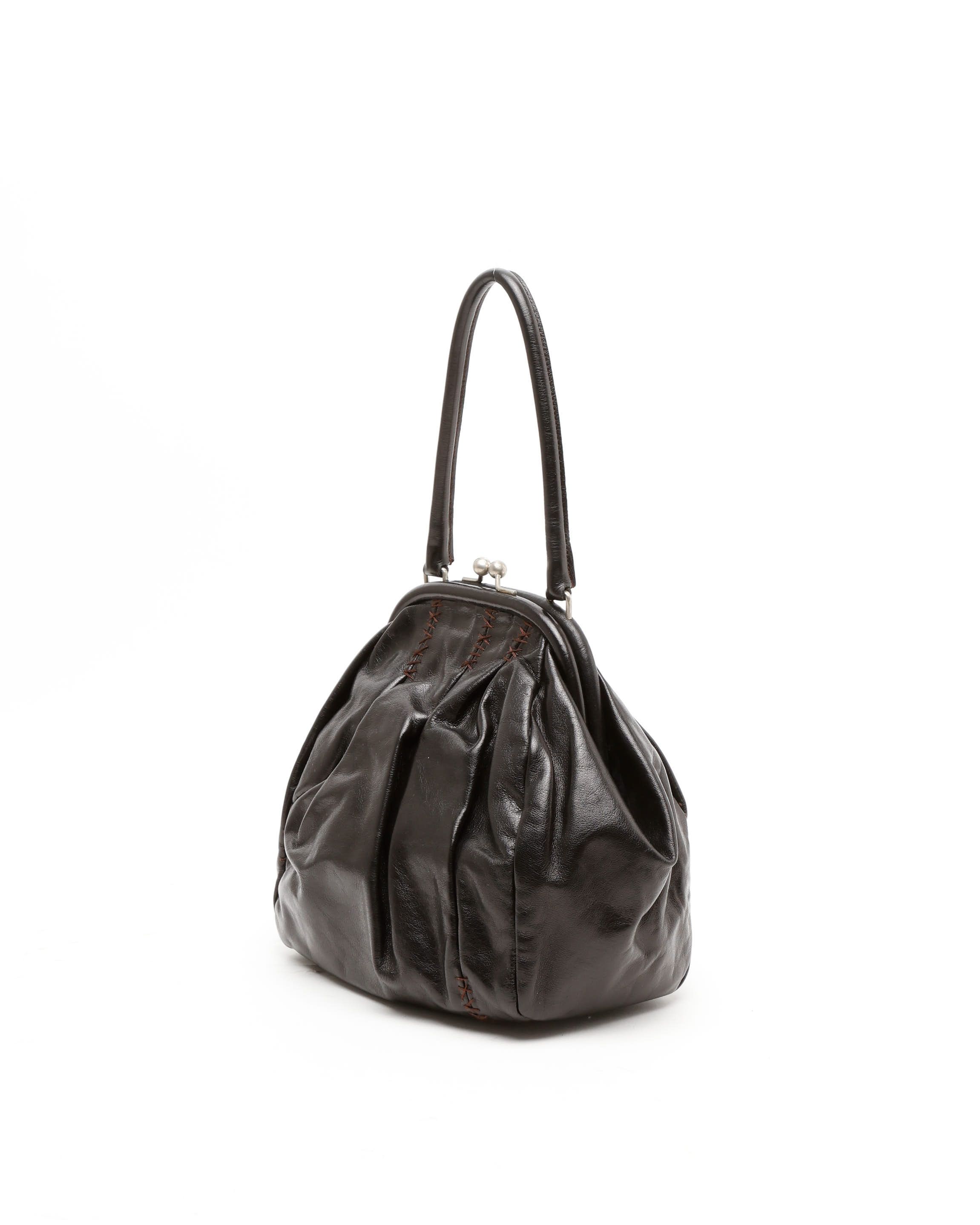 Miu Miu Clutch Handbag In Brown