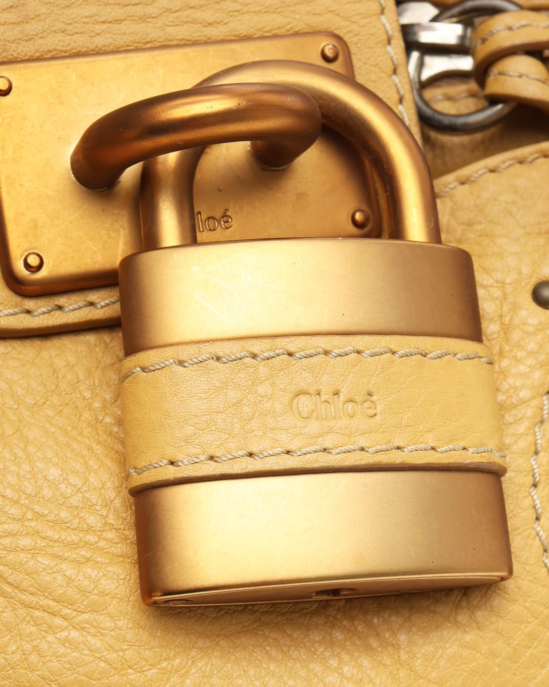 Chloé Medium Paddington Bag In Yellow